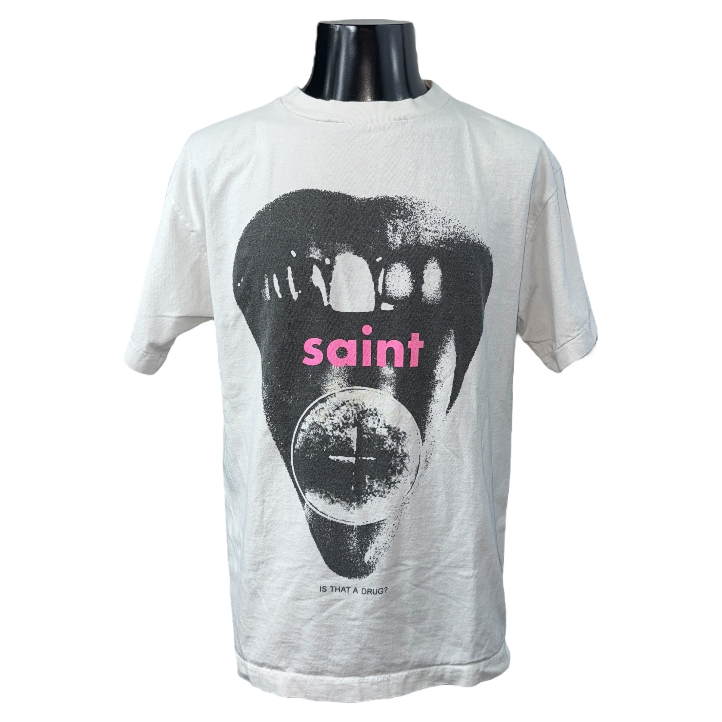 【SAINT Mxxxxxx】セントマイケル “IS THAT A DRUG?” Tシャツ