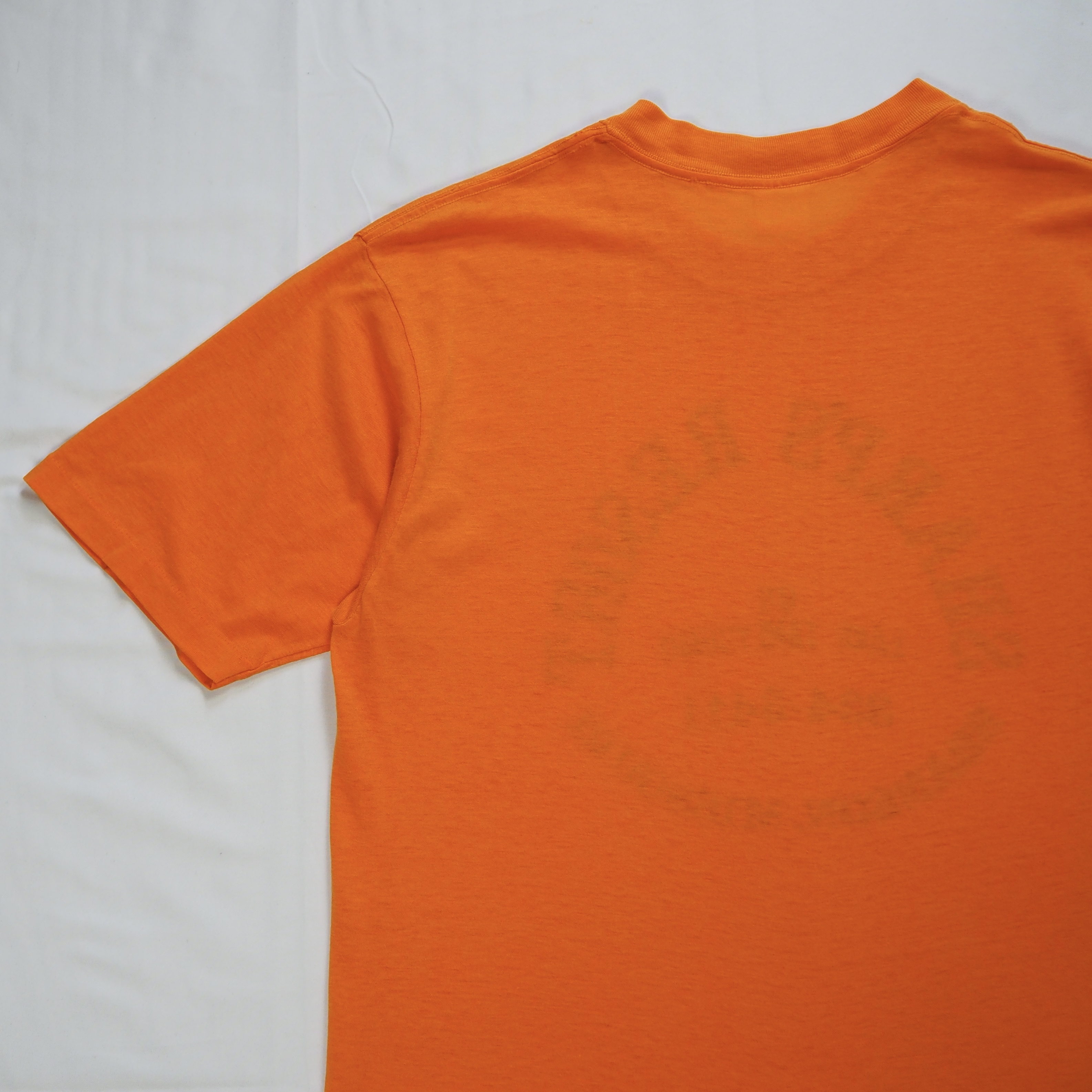 80’s-90’s Tシャツ オレンジ Mサイズ程度 の画像 11