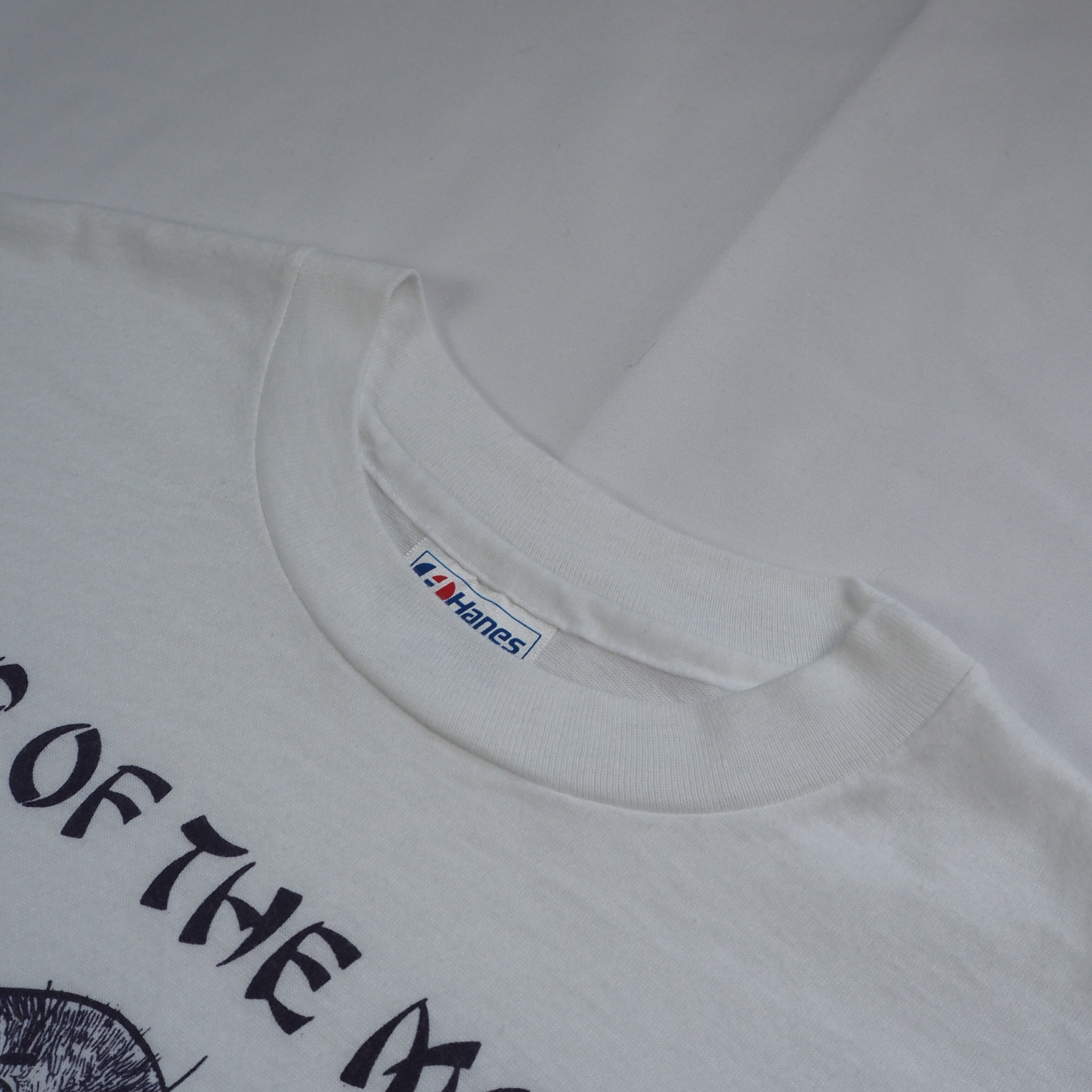 80's Hanes 鼠年Tシャツ Lサイズ ホワイト の画像 8