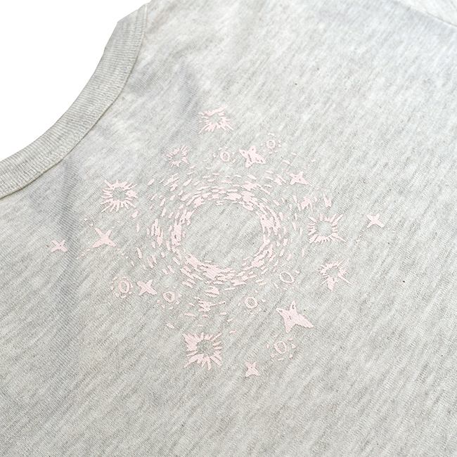 Her Ghost Friendのコスモ☆Tシャツ(オートミール) - 画像3