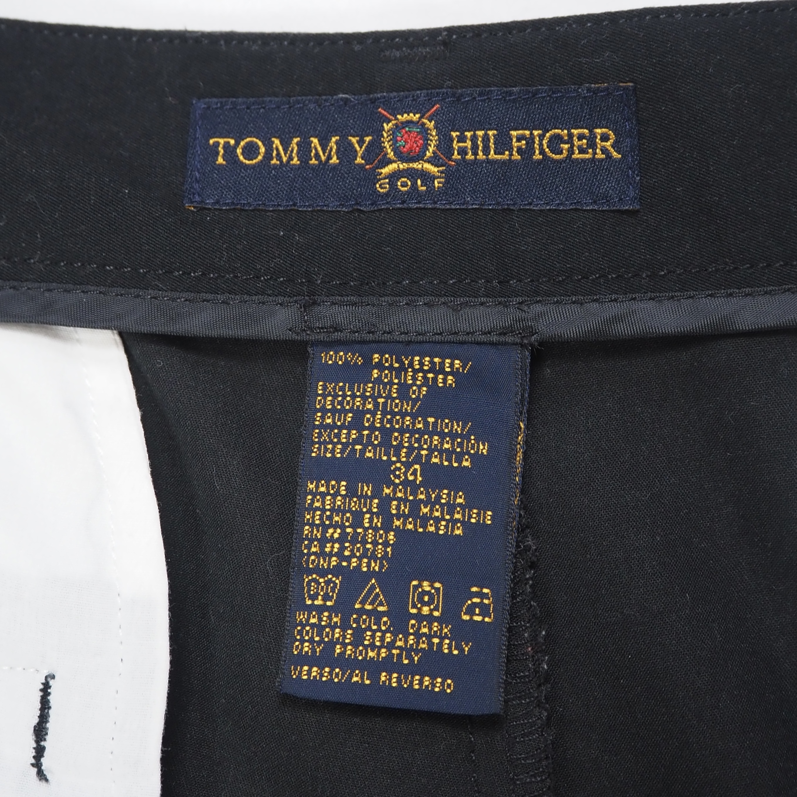Tommy Hillfiger ショーツ ブラック ウエスト34 の画像 8