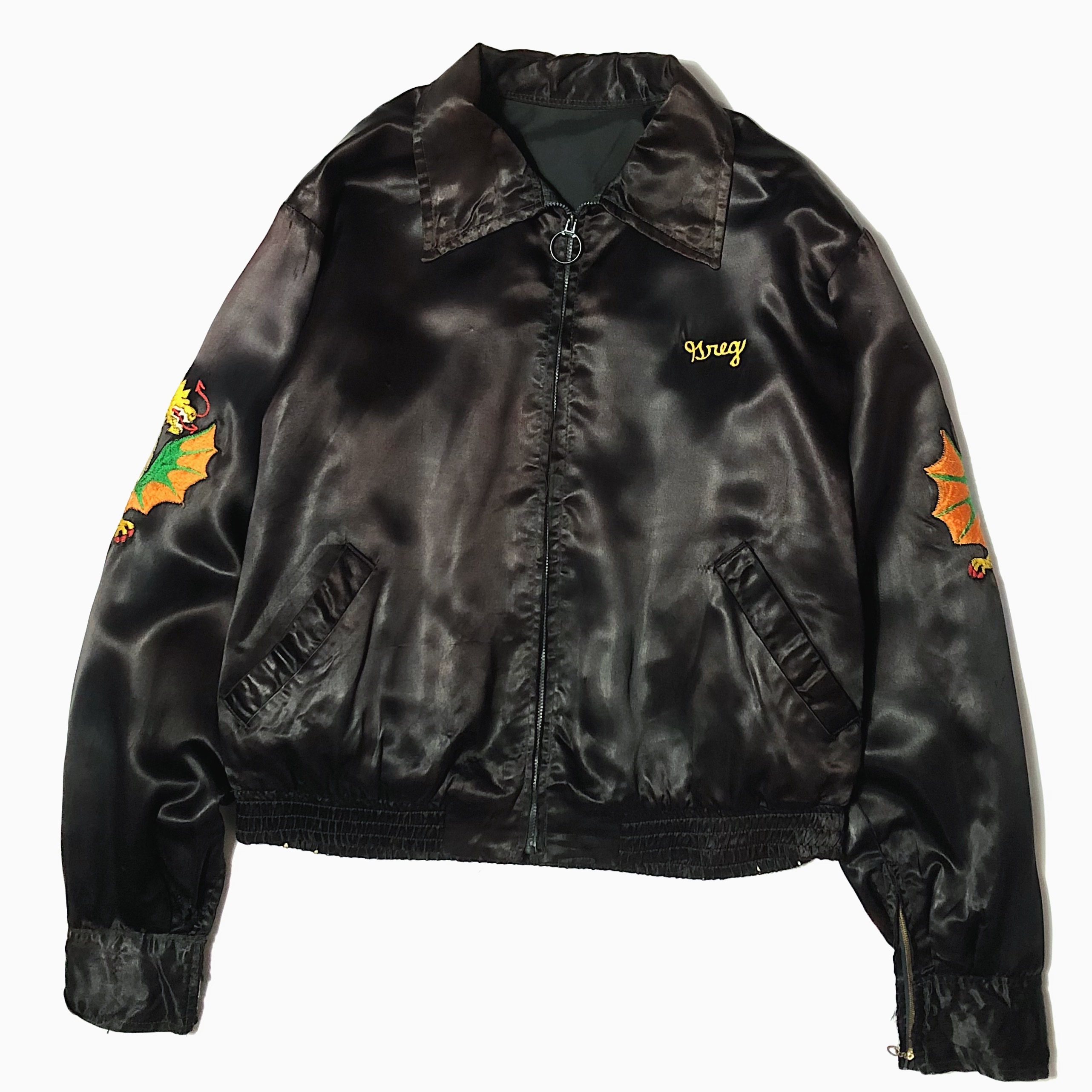 Vintage 80's "VP-65 CUBI-DET" Souvenir Jacket の画像 2