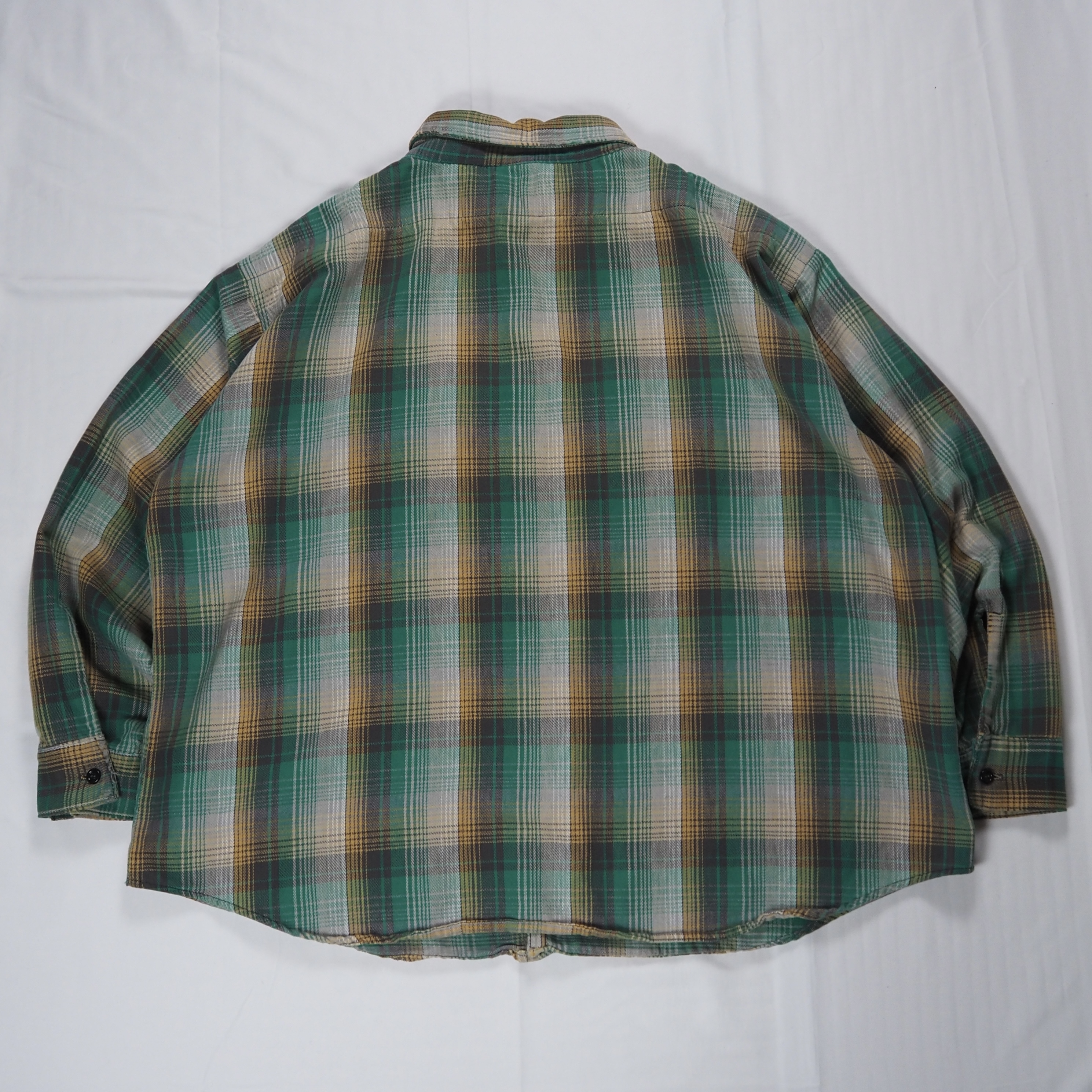 60’s-70’s Heavy Flannel Shirt ビッグサイズ！！ の画像 11