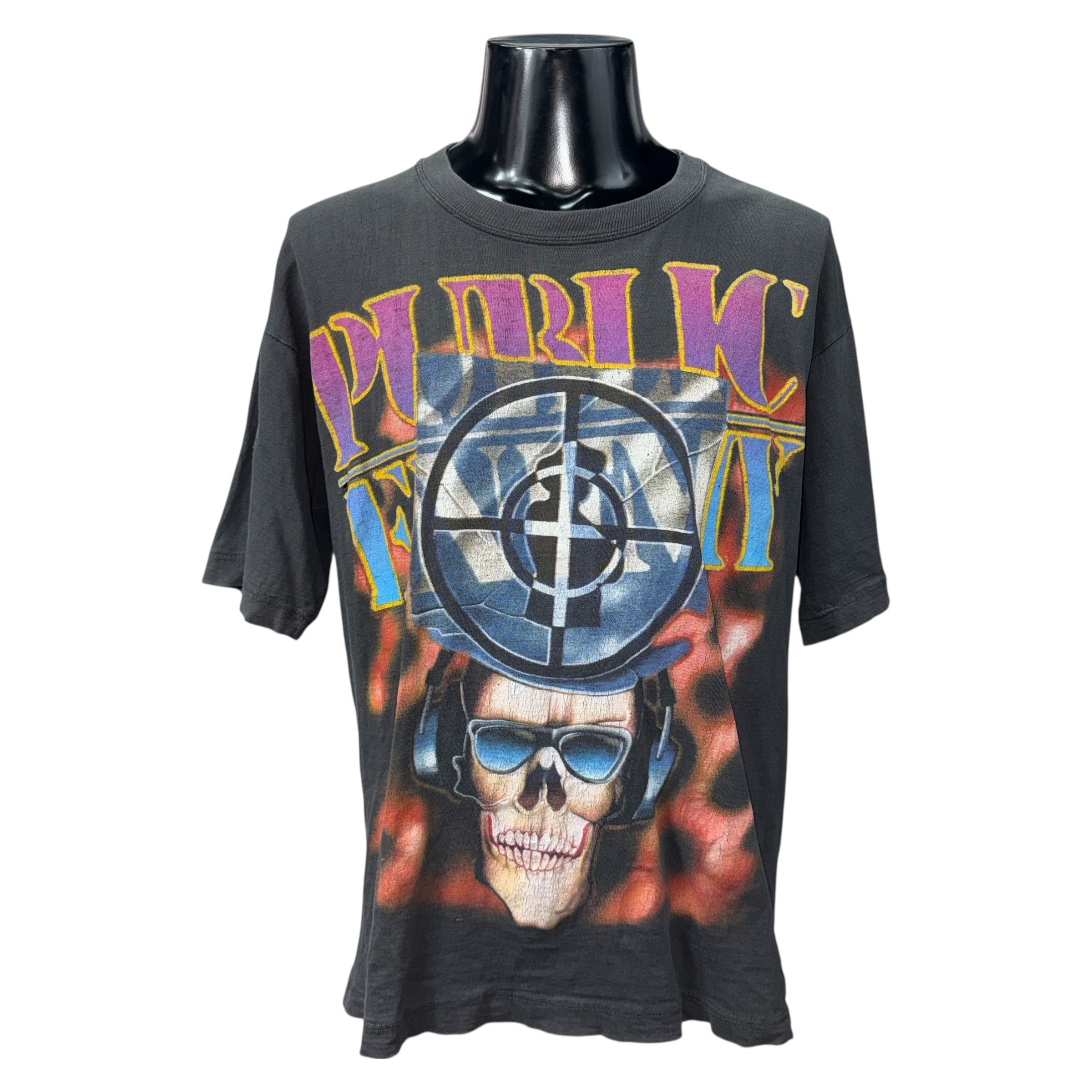 【PUBLIC ENEMY】パブリックエネミー “Skull & Target” 90’s Vintage Tシャツ