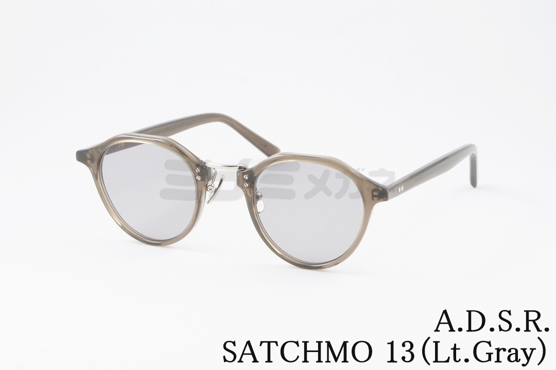 松村北斗さん着用】A.D.S.R. クリア サングラス SATCHMO 03a 47サイズ