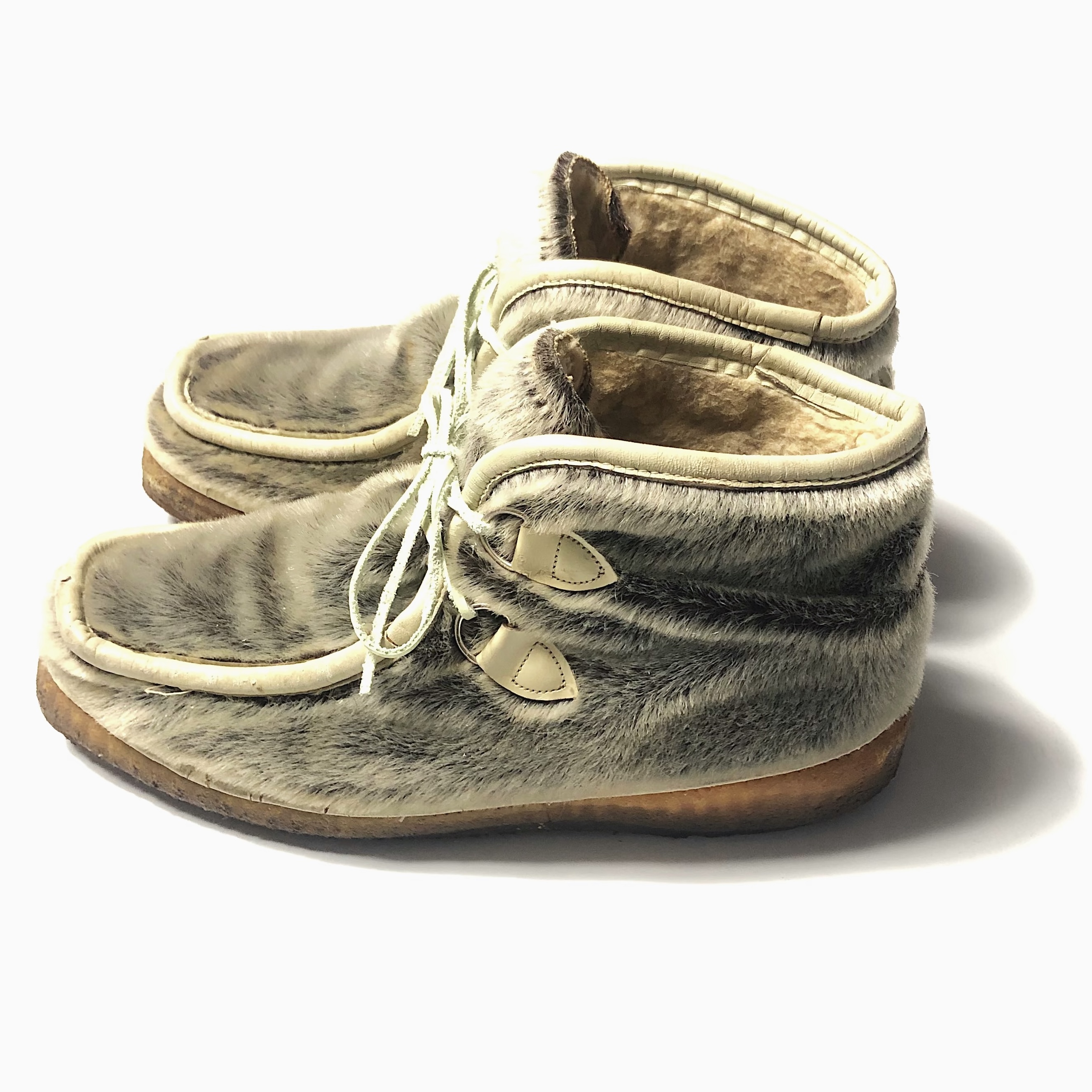 Vintage Fur Moccasin Boots の画像 3