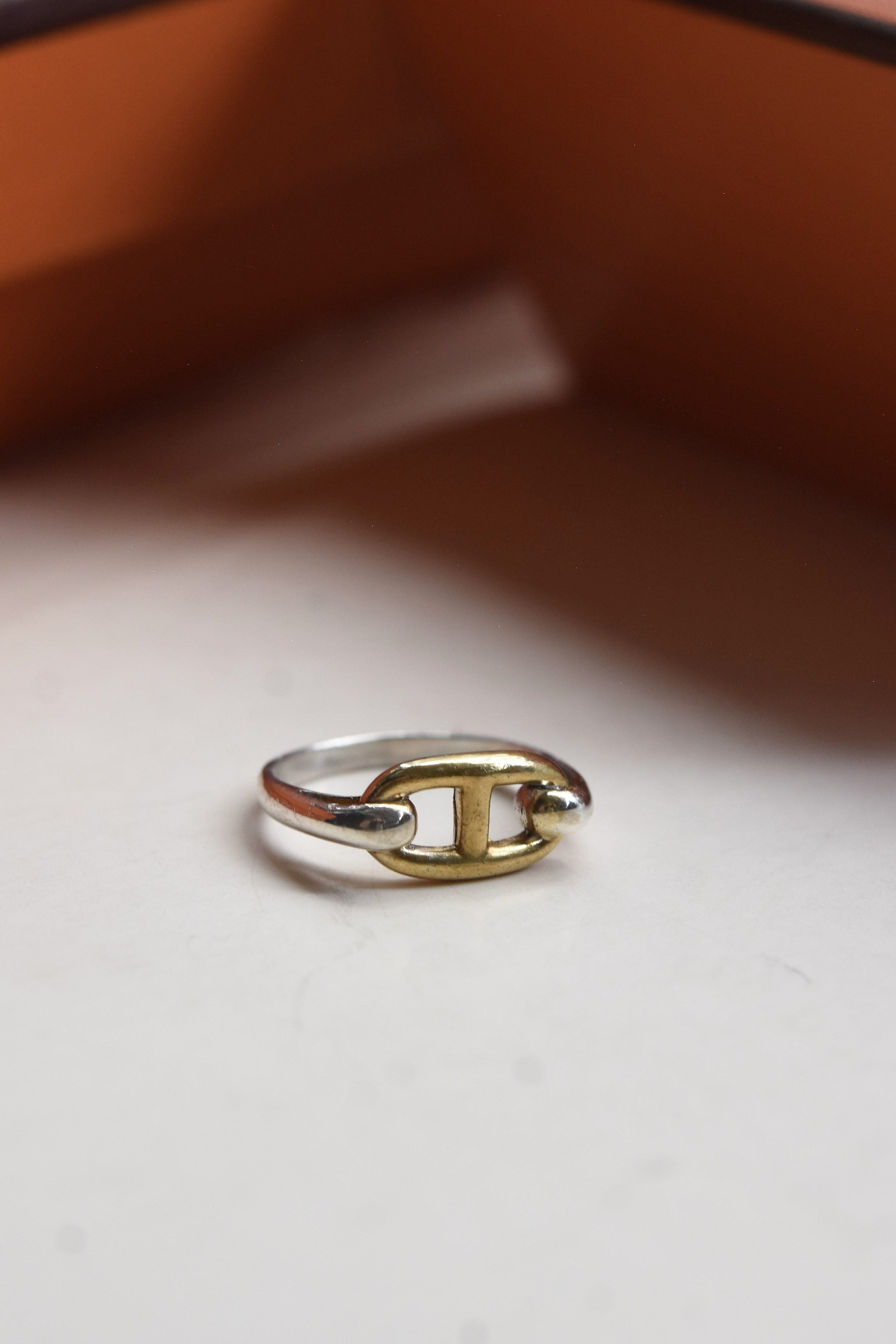 IORI/"HERMES" ring/chaine dancre