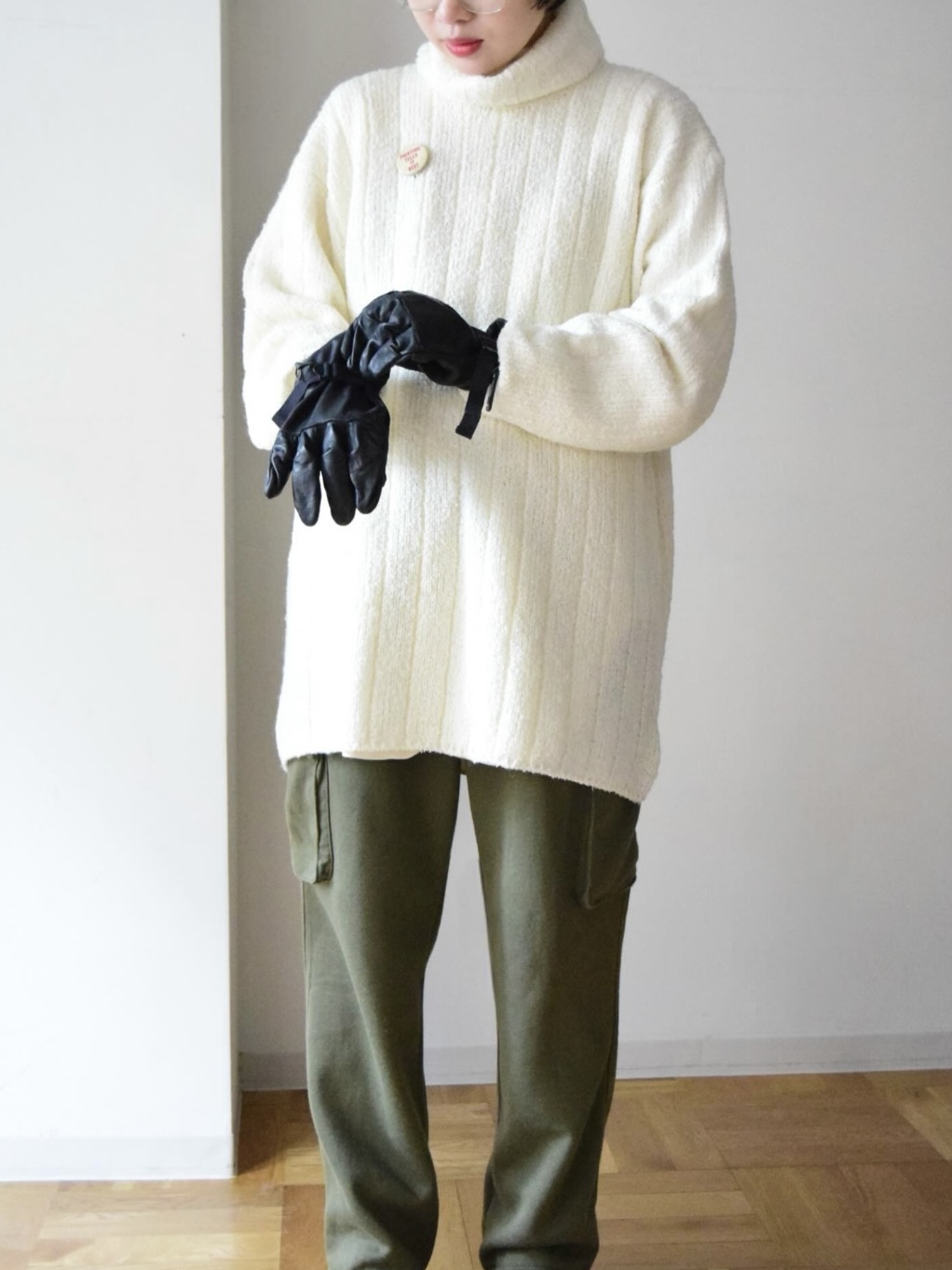 Highneck sweater の画像 4