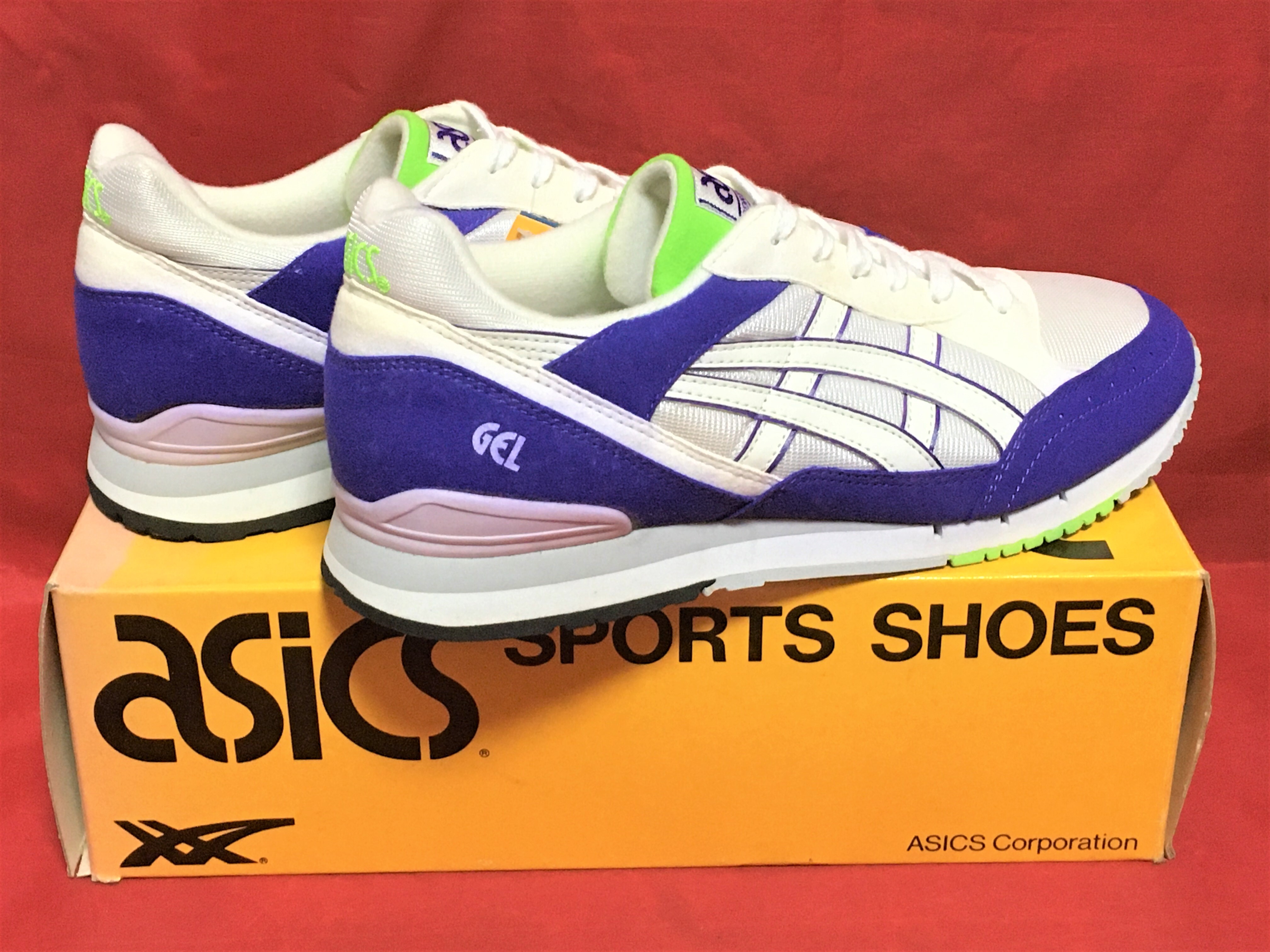 Asics アシックス ゲットラーク A Tjg604 0133 27cm 白 紫 03 Freestars Asics アシックス ゲットラーク A Tjg604 0133 27cm 白 紫 03 Freestars