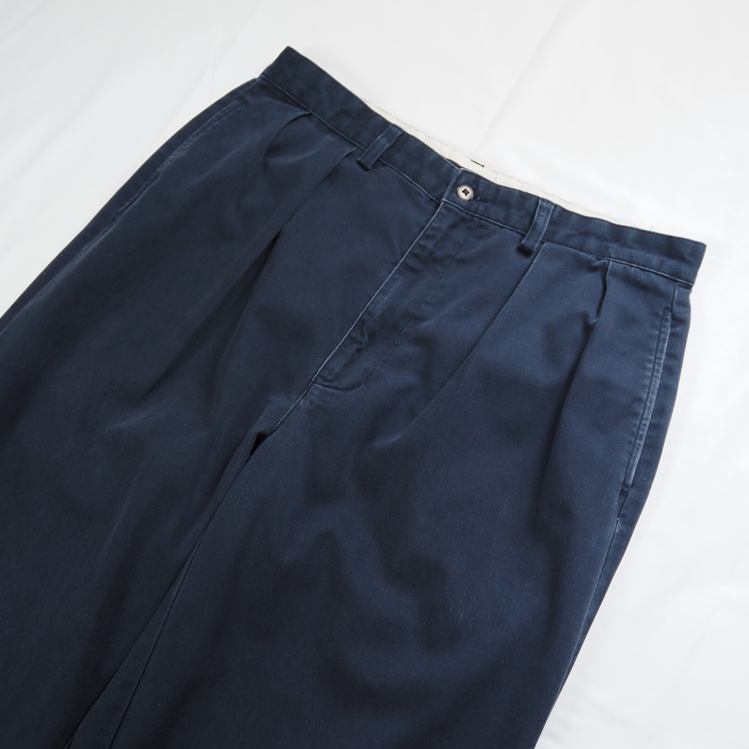 90’s Ralph Lauren ポロチノ 32 ネイビー の画像 2