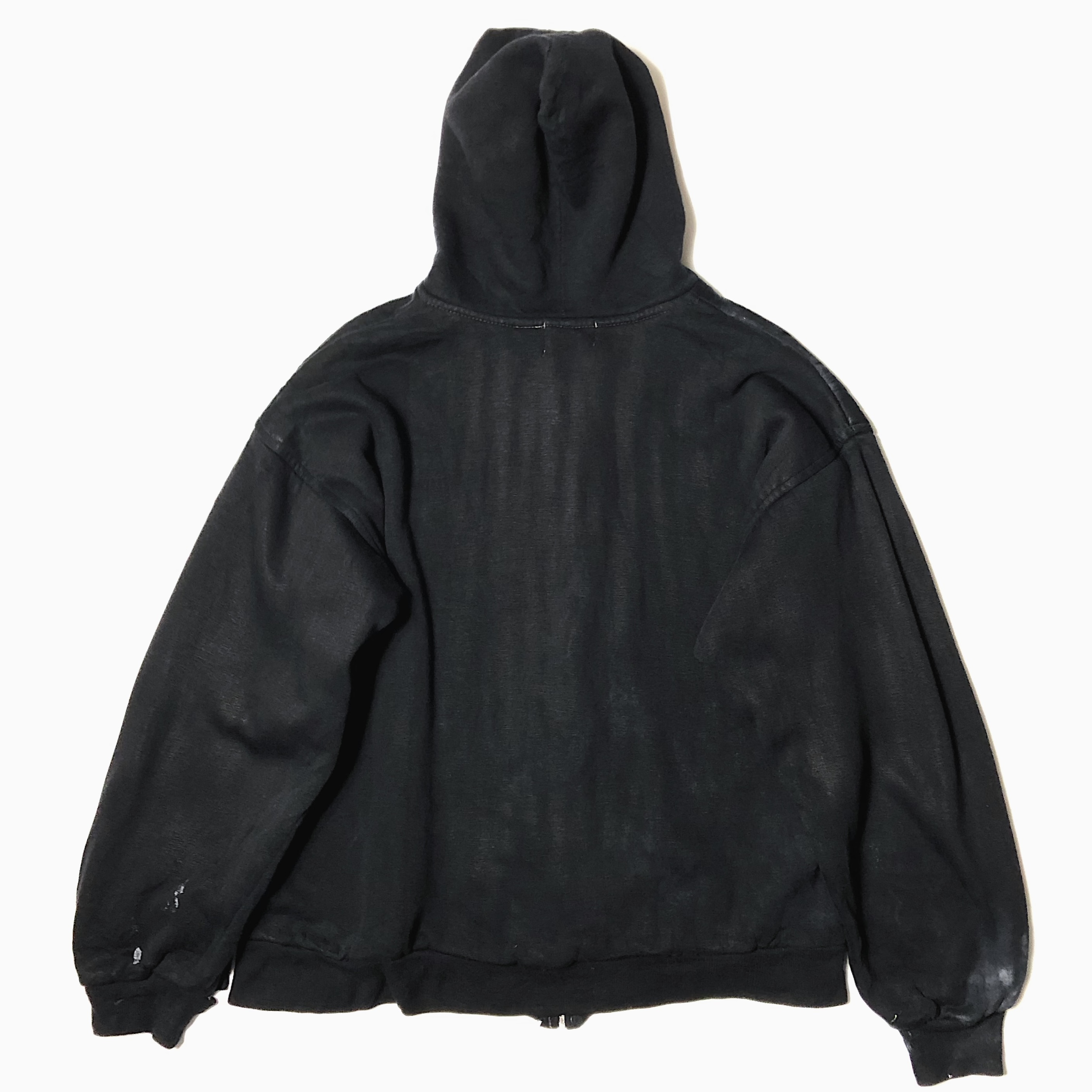 Vintage 90's【GRAND BANKS OUTFITTERS】Grunge Zip-up Thermal Hoodie の画像 2