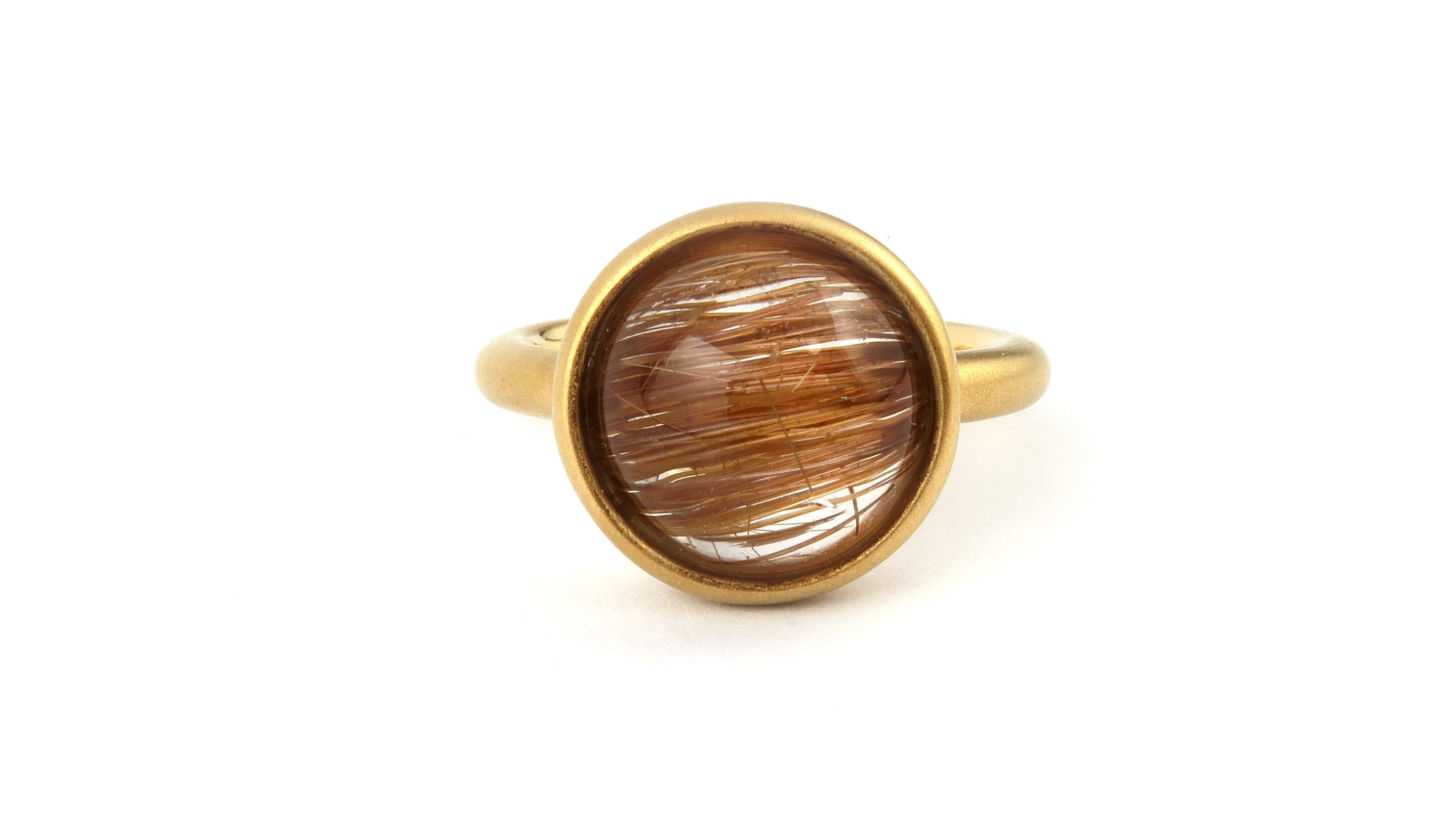 ルチルクォーツリング ジュエリー服部