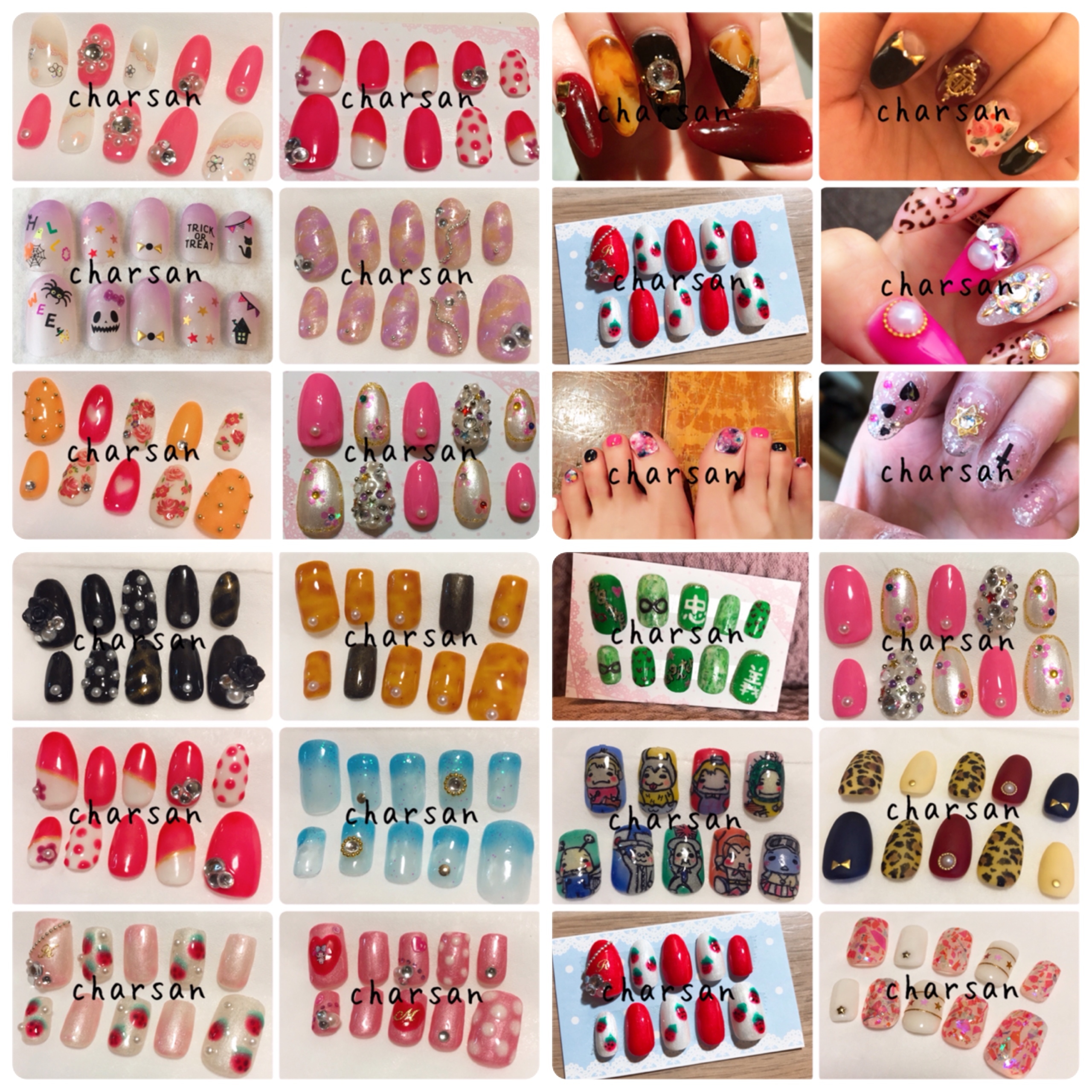 ネイルチップ フルオーダー完全1点物制作 Hand Maid Accessorys Shop Charsan