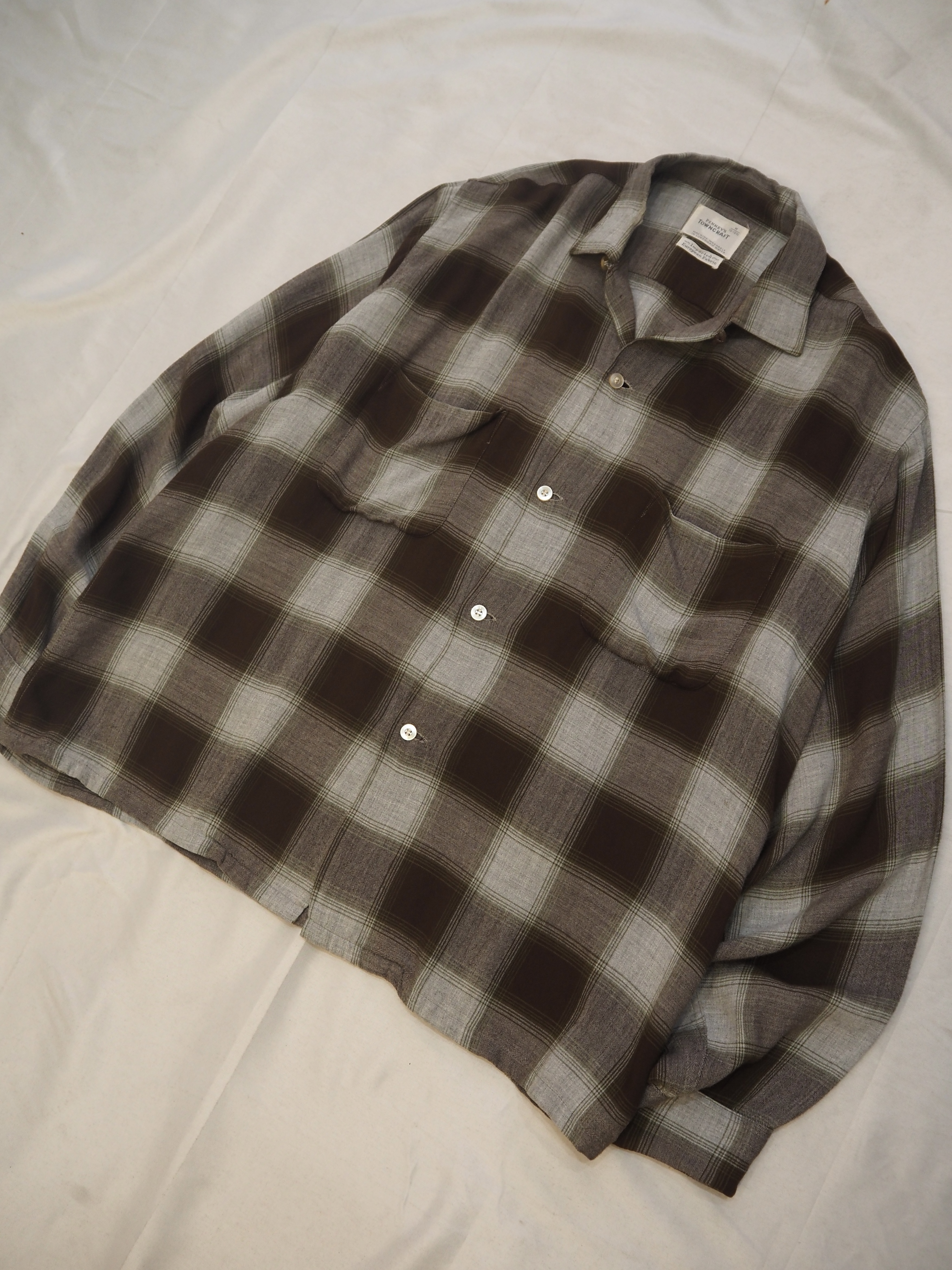 60’s Towncraft Rayon Shirt “Ombré” の画像 2