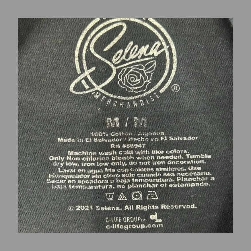 希少 Selena Singing Boyfriend Fit Girls T-Shirt の画像 3