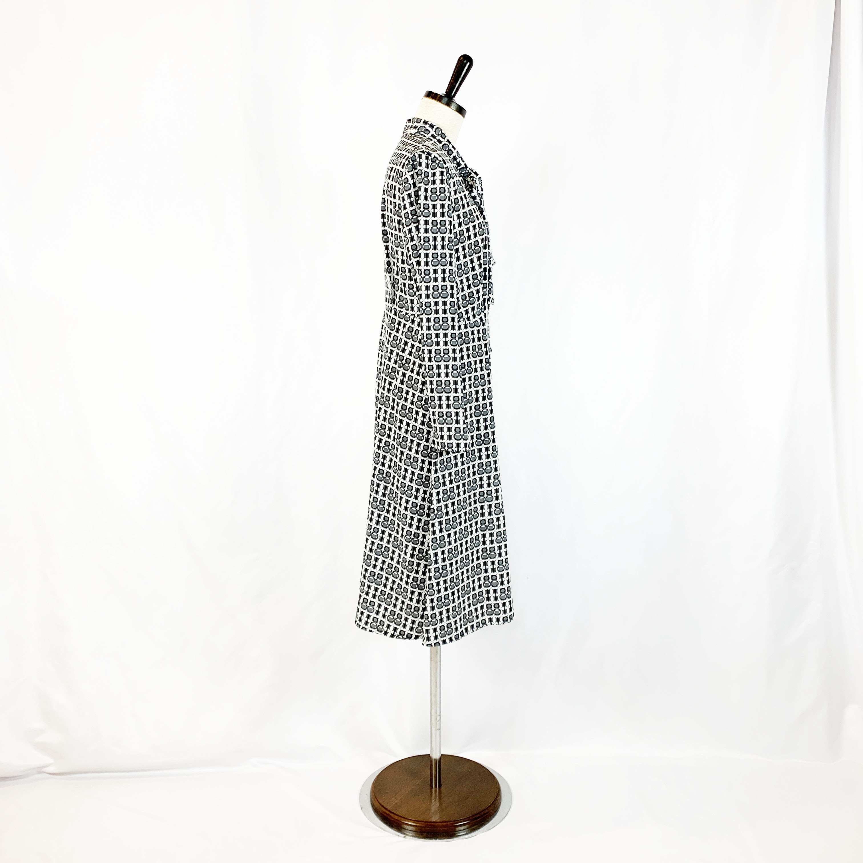 Chousonnette 幾何学模様プリントシャツワンピース ｇｉｔａ ジータ