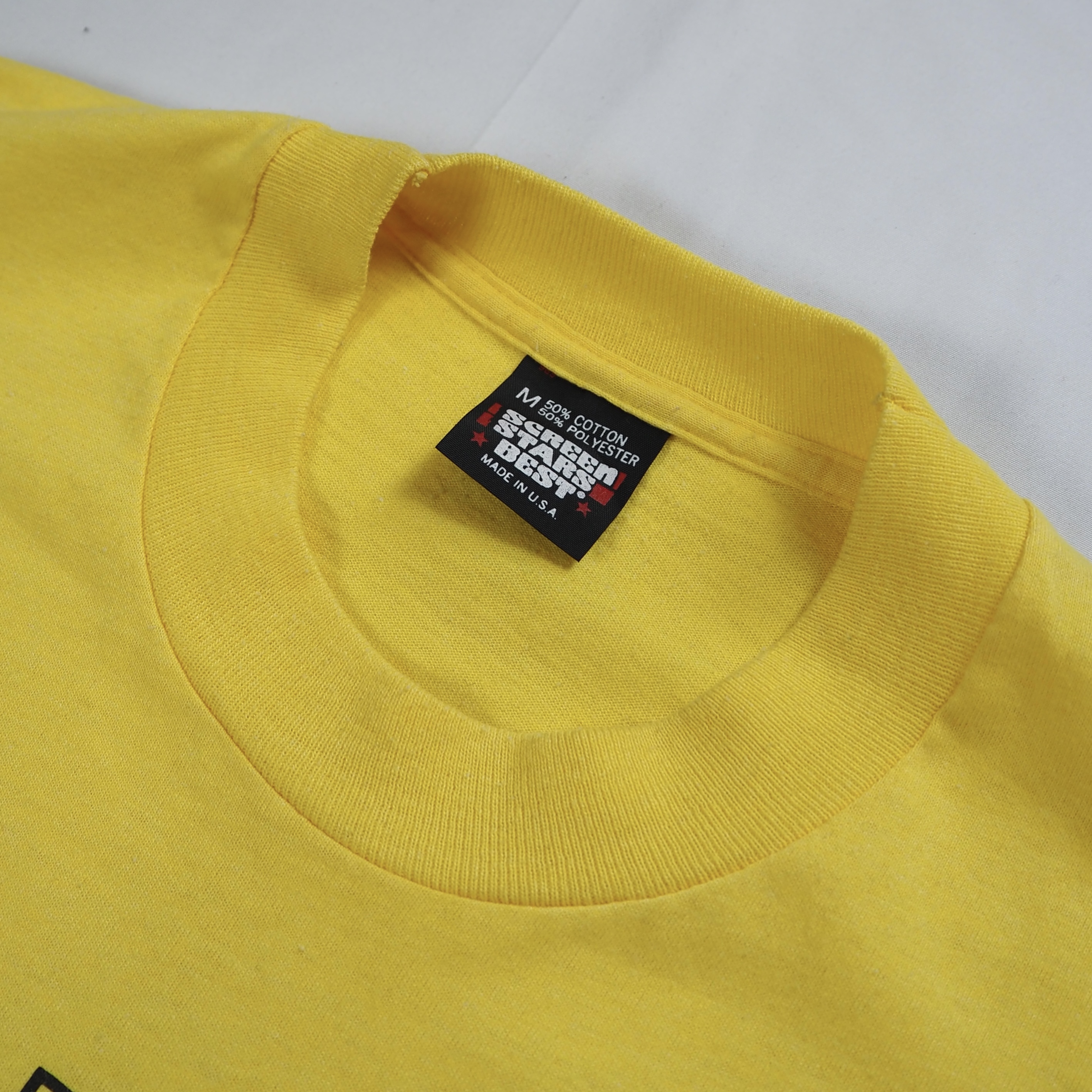 90’s スクリーンスターズ ビッチTシャツ イエロー Mサイズ の画像 8
