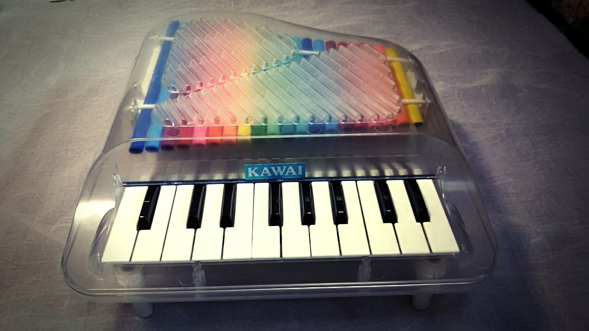 中古 Kawai クリスタルミニピアノ 鍵盤 おもちゃ楽器 Com