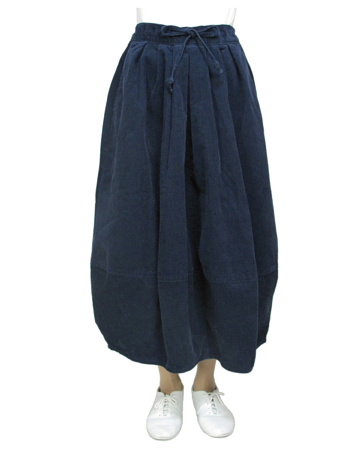 cord cocoon skirt Lot:35310 - 画像3