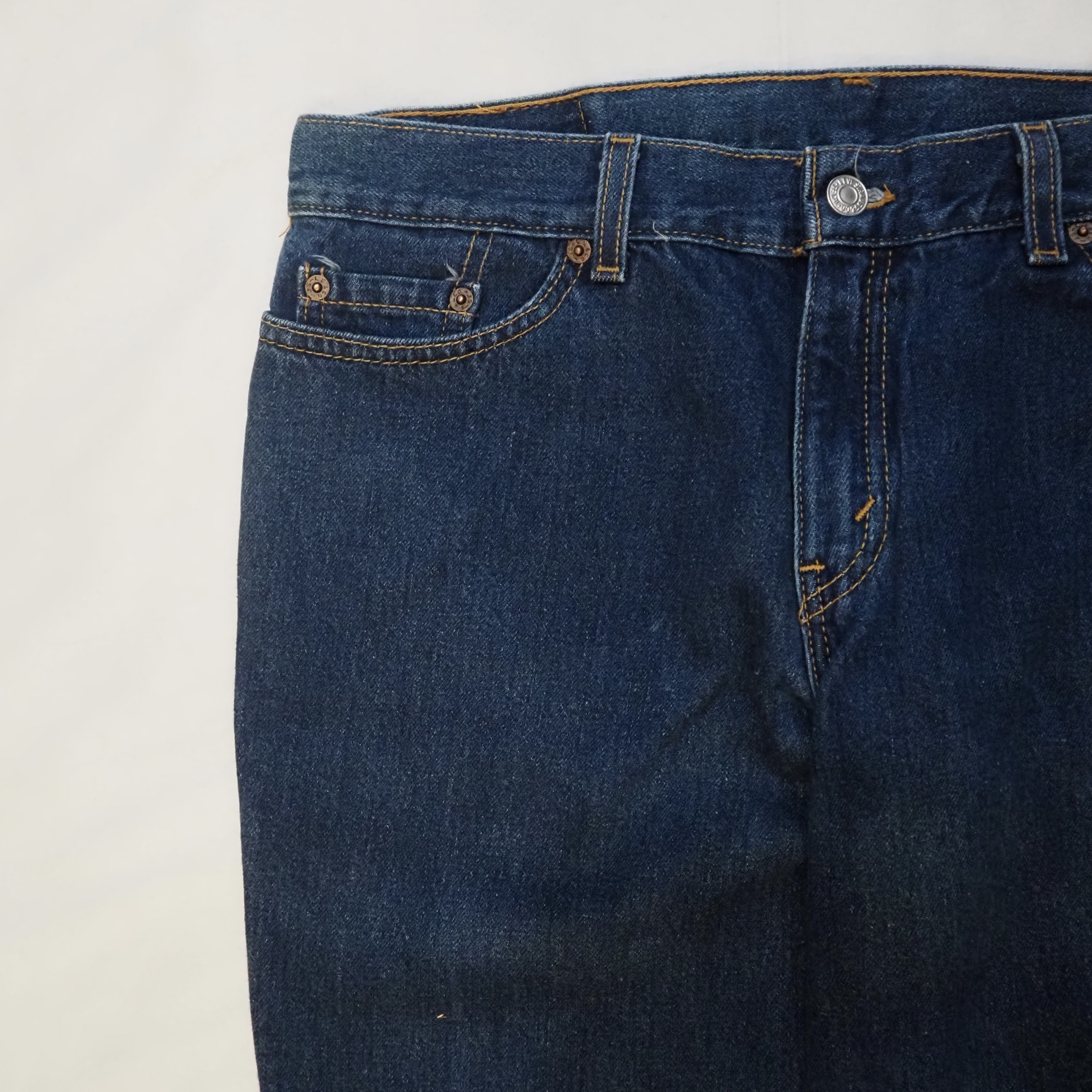 【濃紺】90’s Levi’s 518 Blue Denim の画像 4