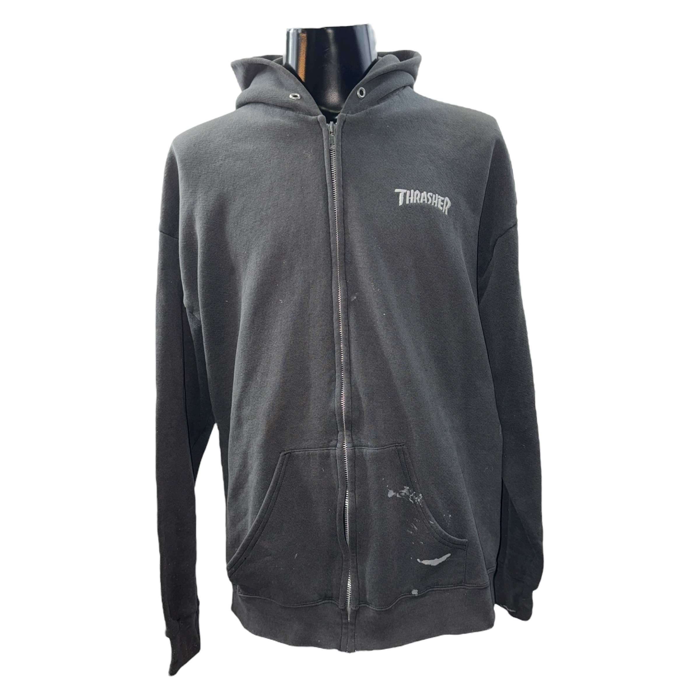 【THRASHER】スラッシャー ジップアップパーカー