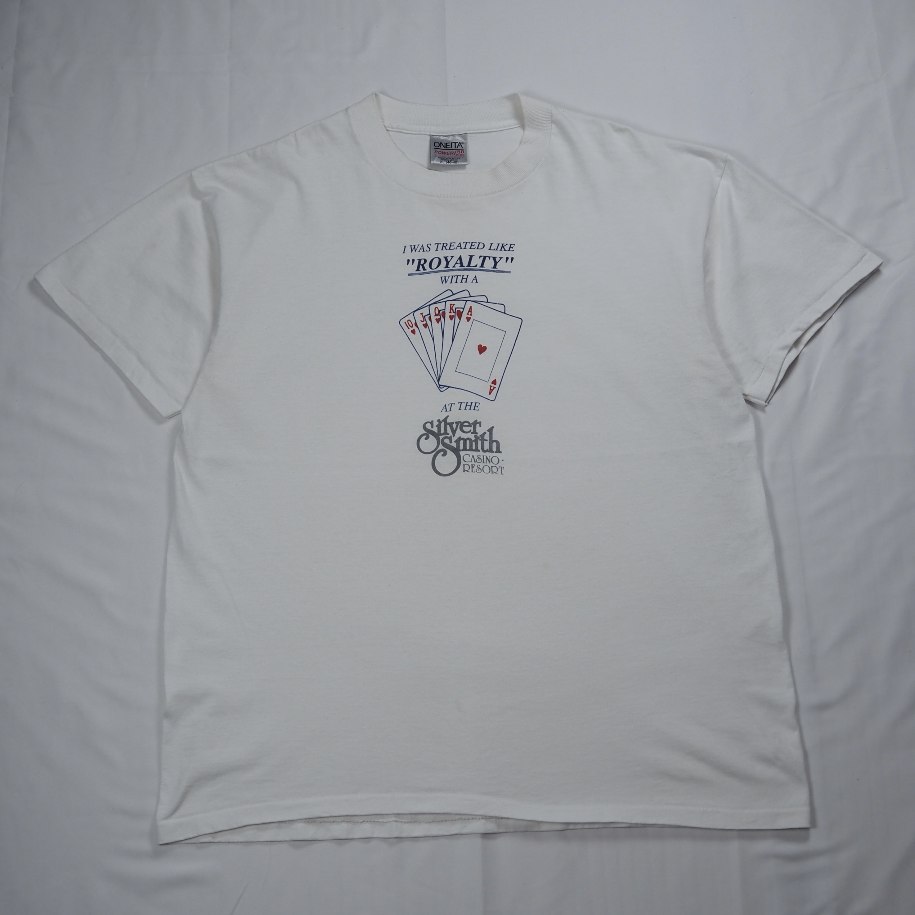 90’s ONEITA カジノTシャツ トランプ柄 XL