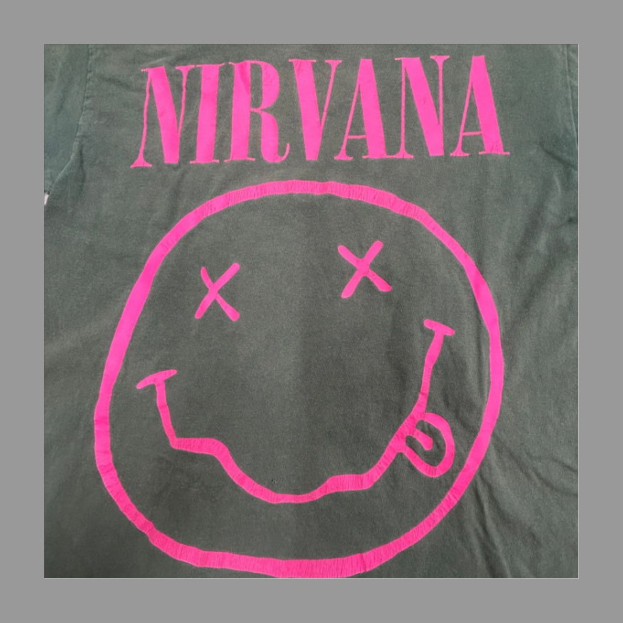 NIRVANA Smile Tee M の画像 4