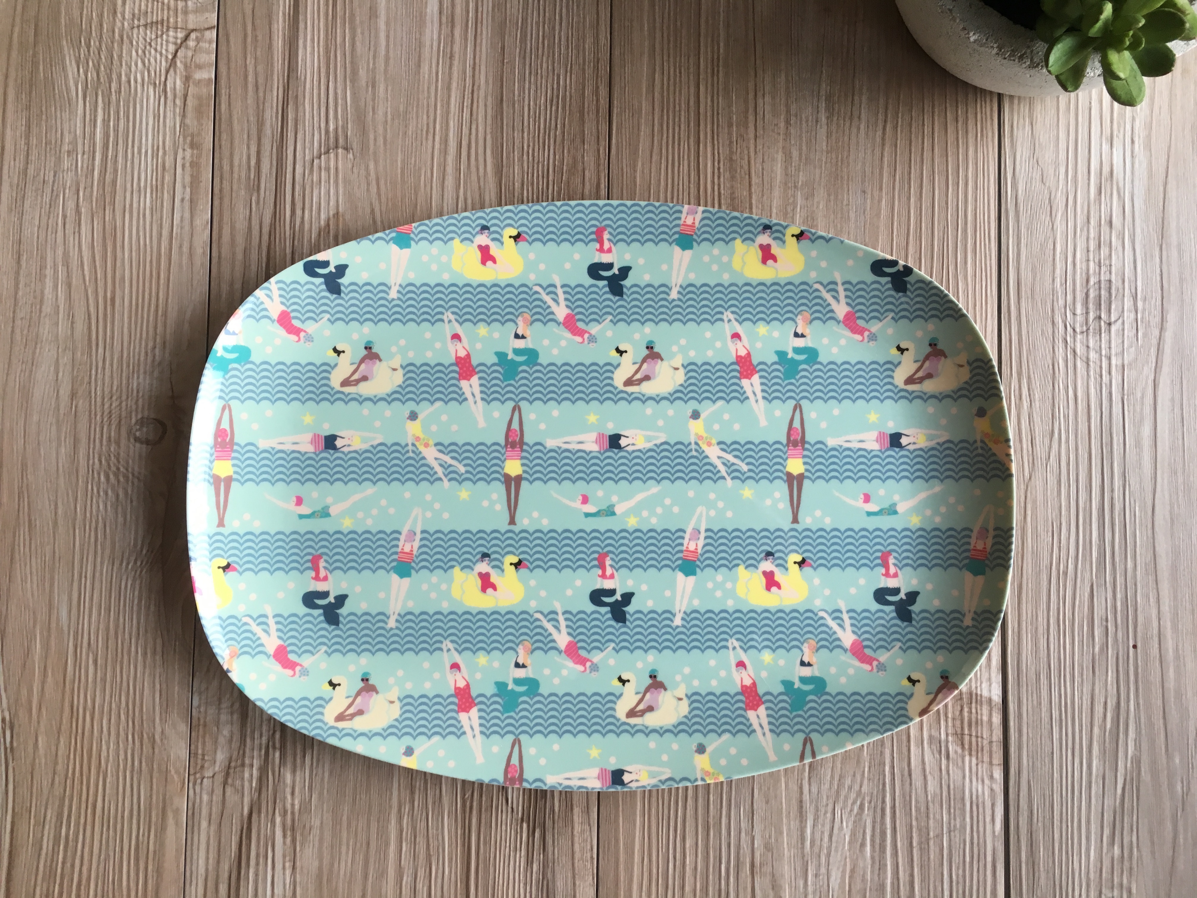 Rice ライスデンマーク メラミン オーバルトレイ スイマー Gracent Market グレイセンマーケット 即納 インポートセレクトショップ