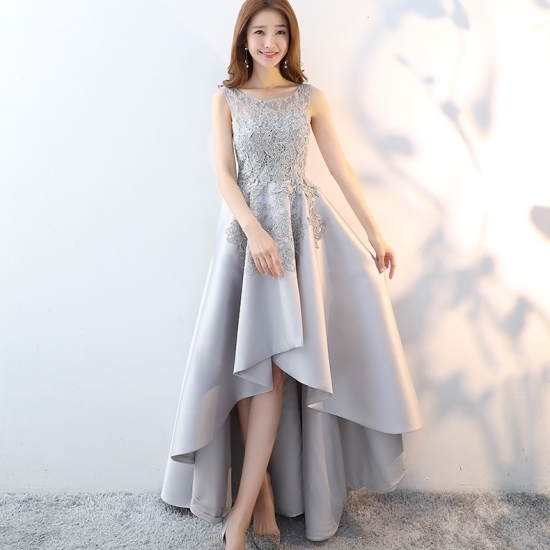 ドレス フォーマルドレス フィッシュテール 結婚式 二次会 お呼ばれ レディース ワンピース サテン レース 袖なし クラシカル 大きいサイズ Dresweet 結婚式お呼ばれドレス専門店