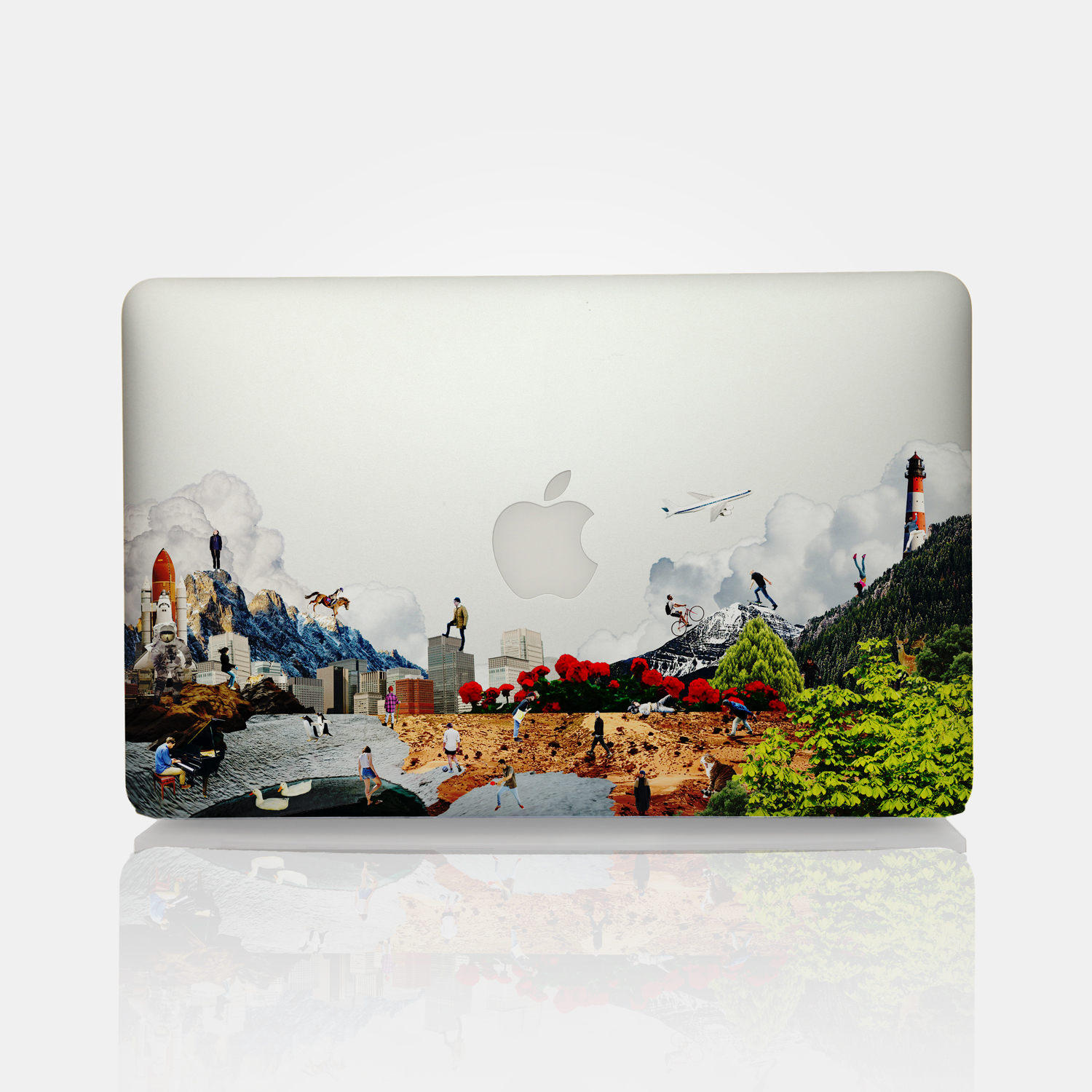 Diorama Macbookステッカー Ironi アイロニ