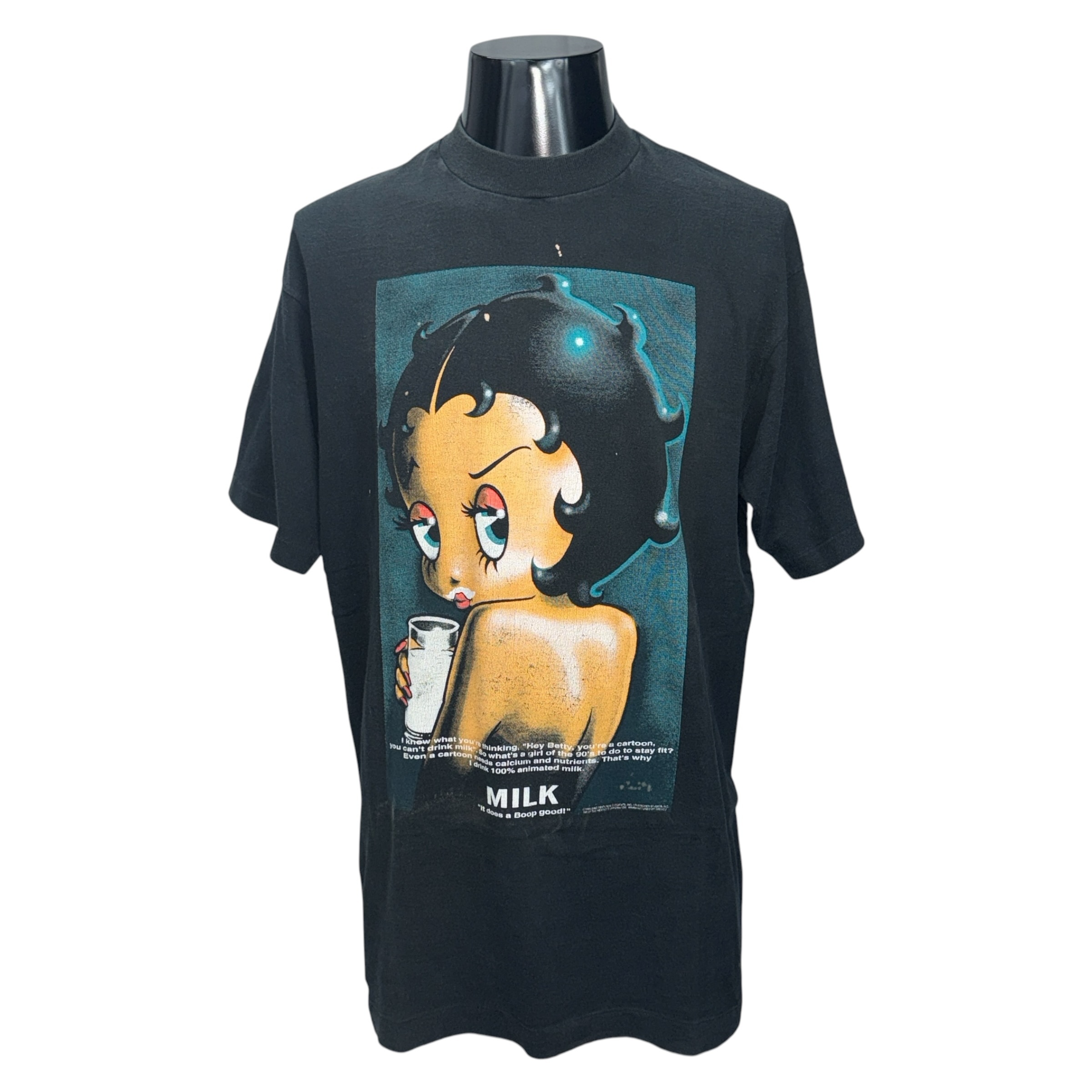 【BETTY BOOP】ベティー・ブープ “got milk? / MILK” 90’s Vintage Tシャツ