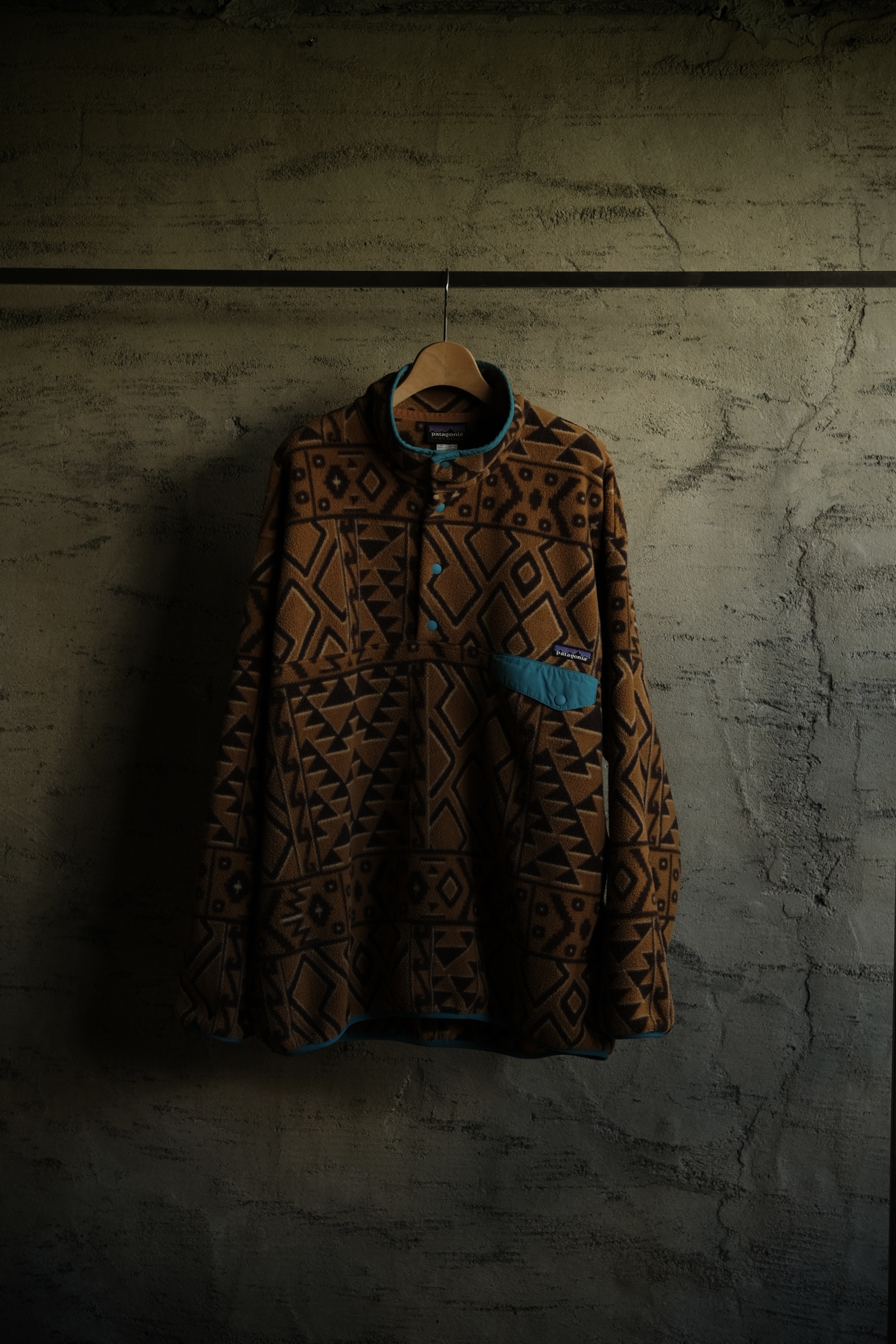 Utah/"patagonia" synchilla fleece snap tee pullover/MSBB