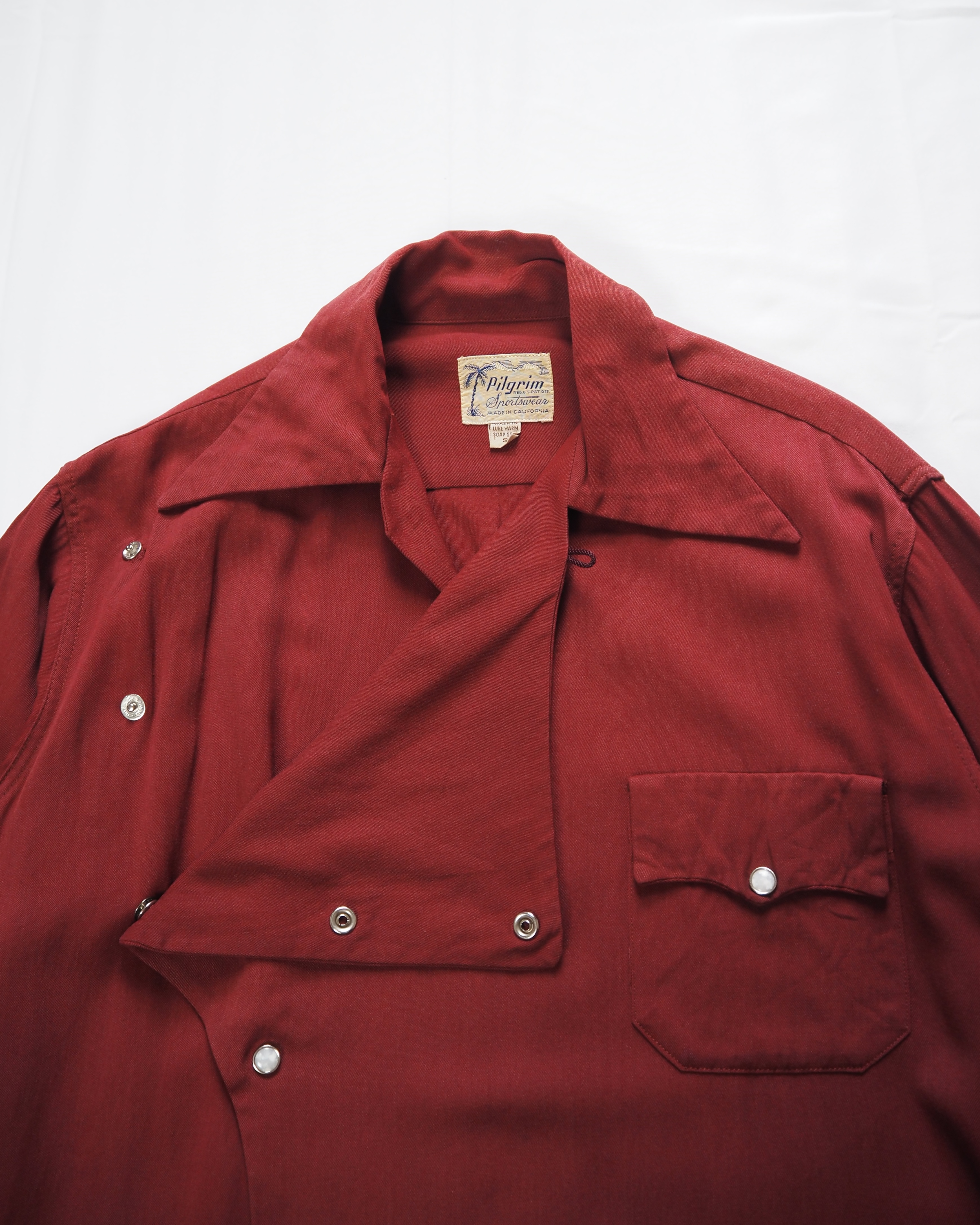 50’s Pilgrim レーヨンシャツ レアスタイル の画像 3