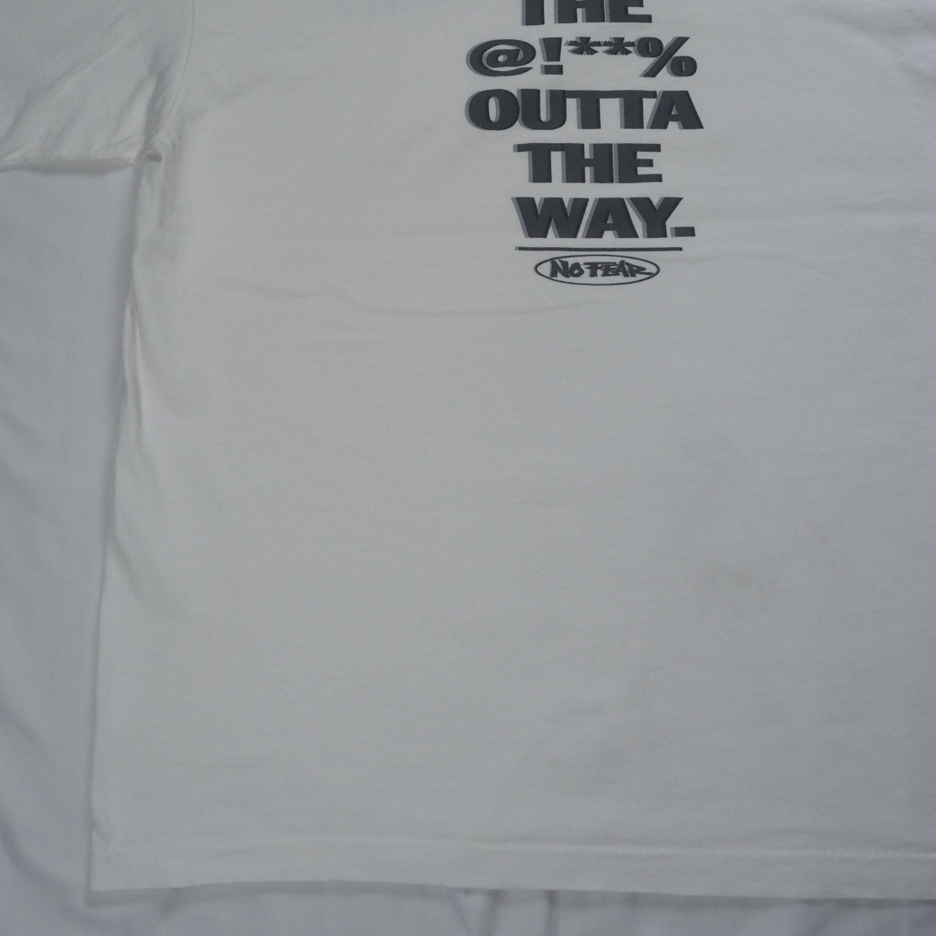 90’s No Fear Tシャツ XL ホワイト の画像 5