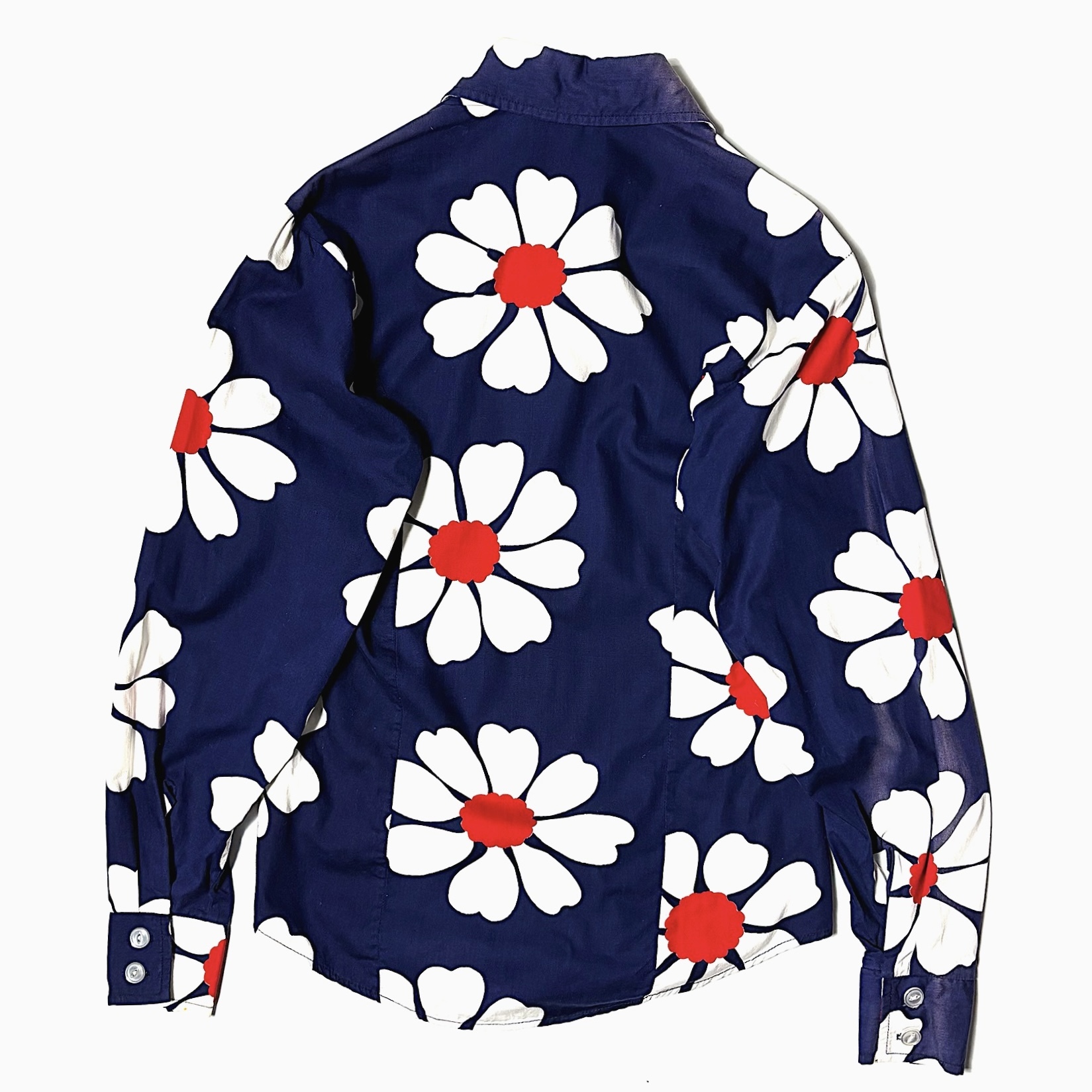 Vintage 70's【KENNINGTON】"Flower" Patterned Shirt の画像 2