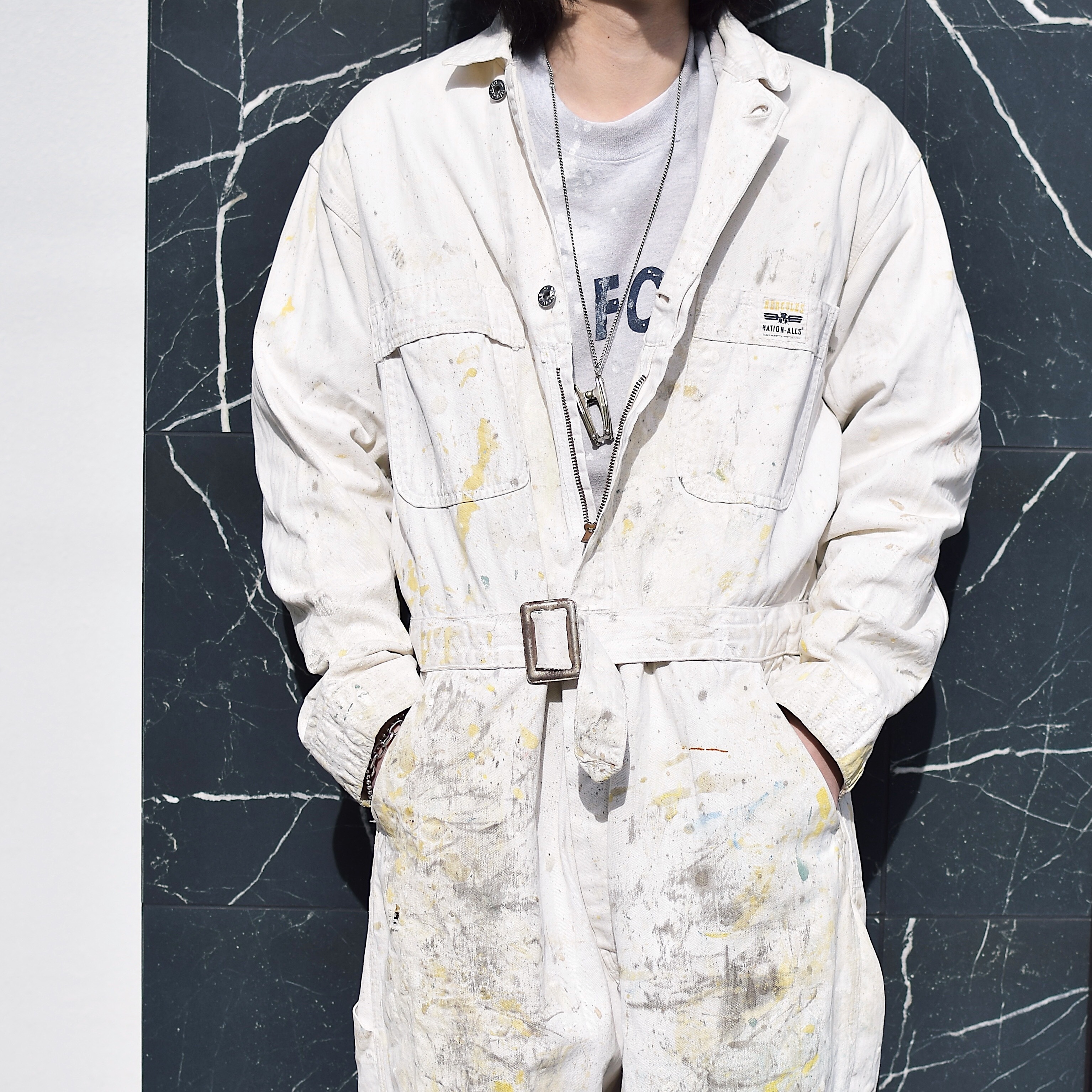Vintage 50's【HERCULES NATION-ALLS】Painted Jump Suit の画像 3