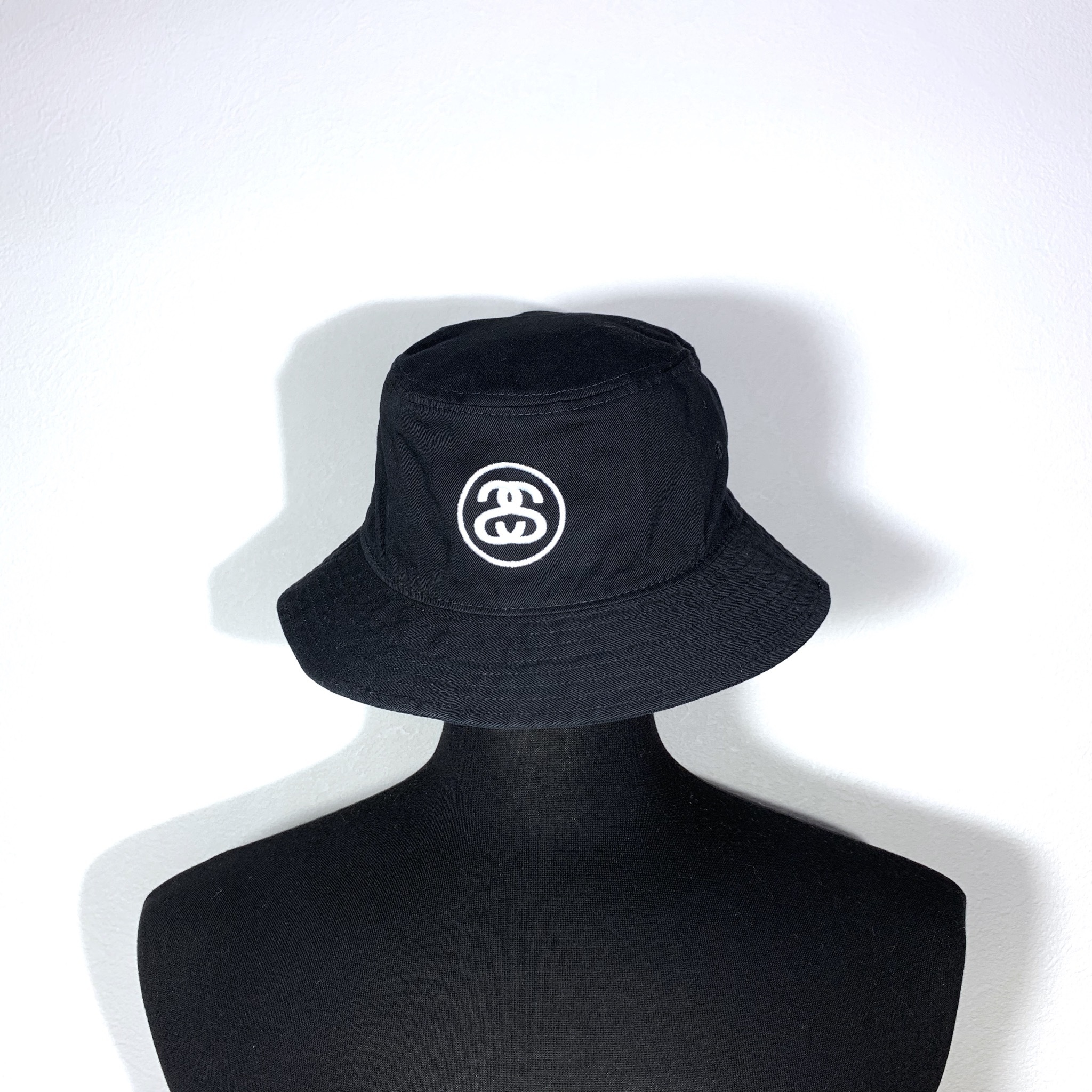 Stussy バケットハット ロゴ刺繍 古着屋 Kafuca