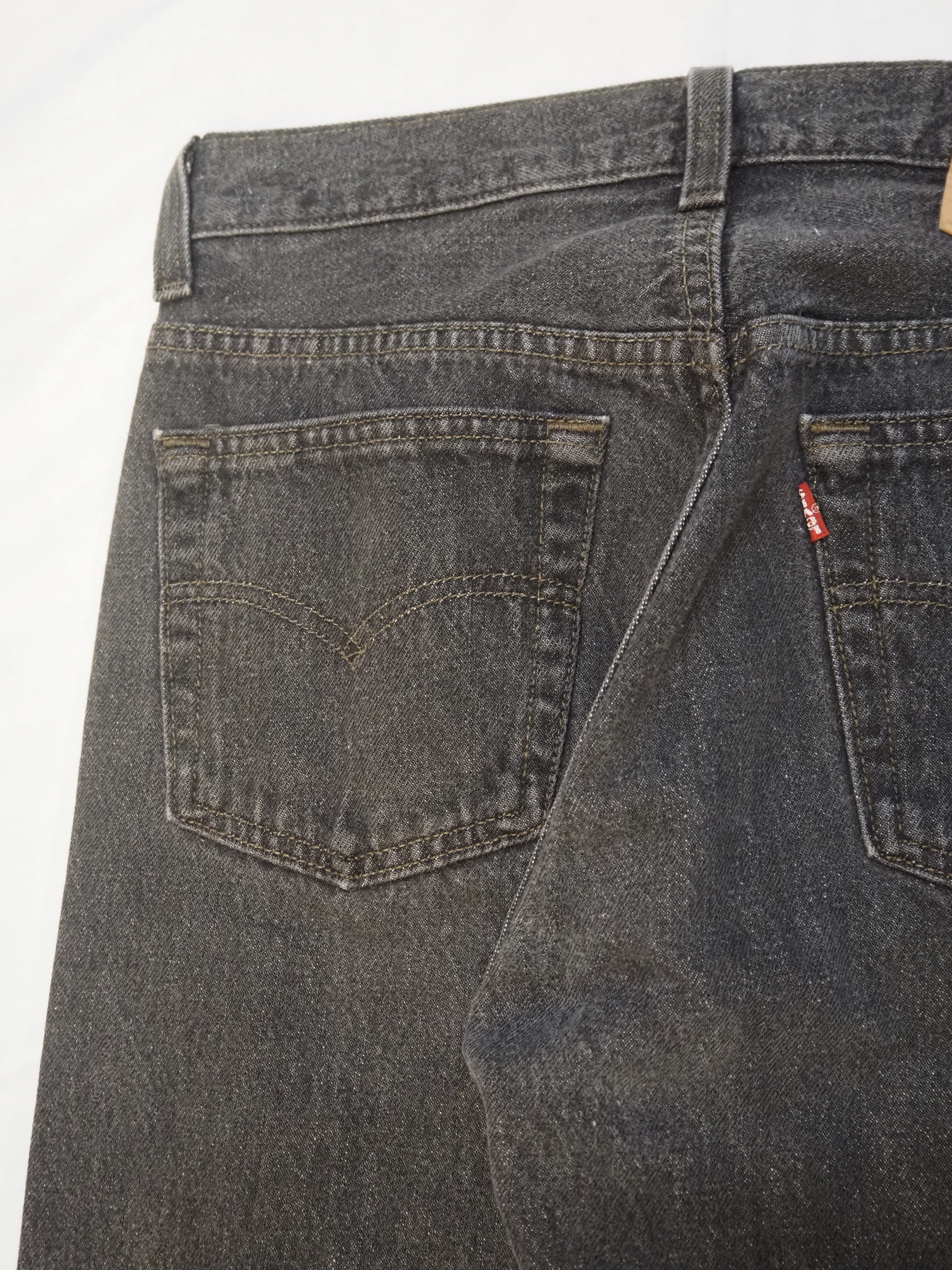 90’s Levi’s 501 Black Denim 29×30 “先染め" の画像 14