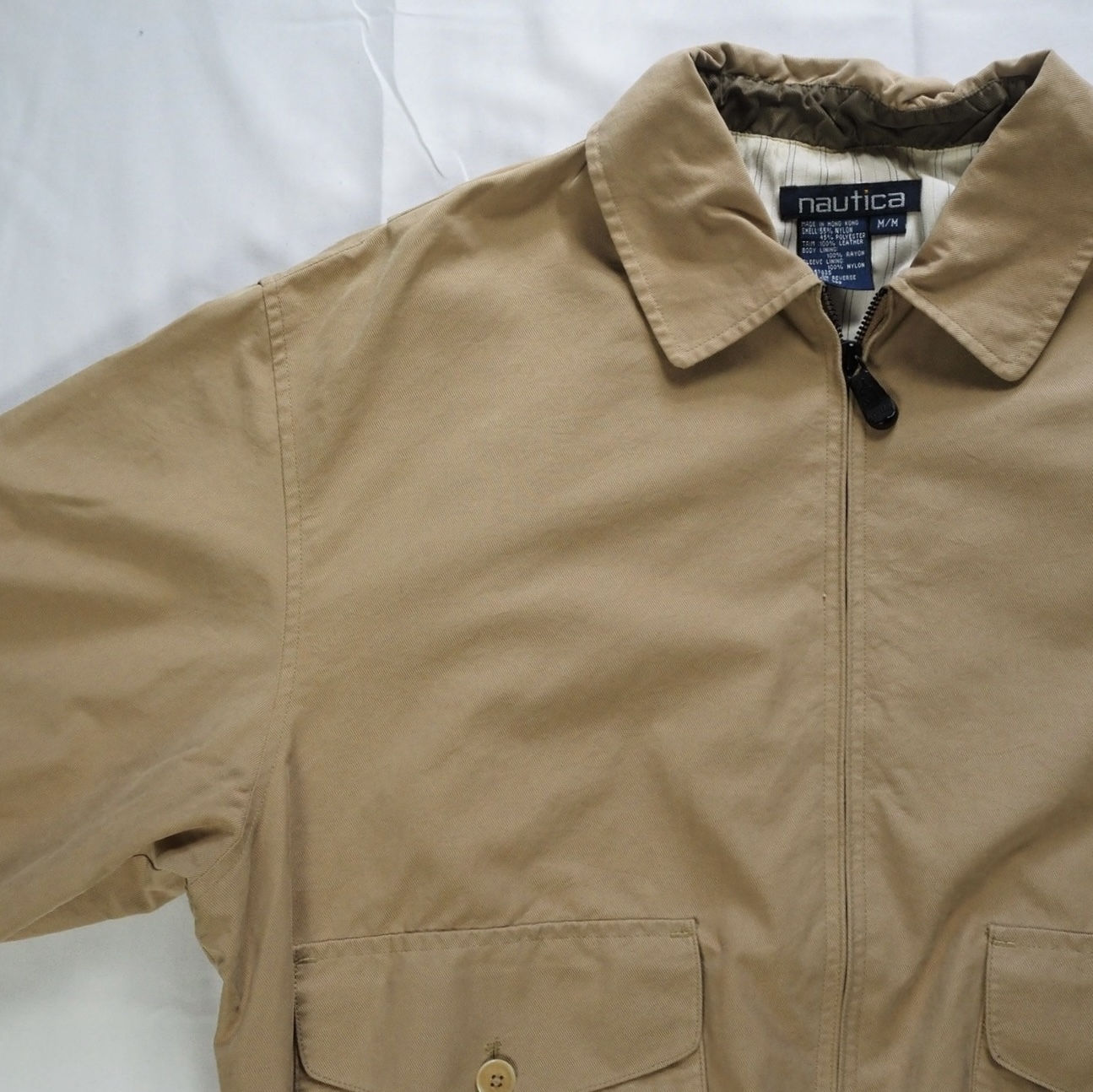 90’s Nautica A-2タイプジャケット ライトアウター  Mサイズ の画像 7