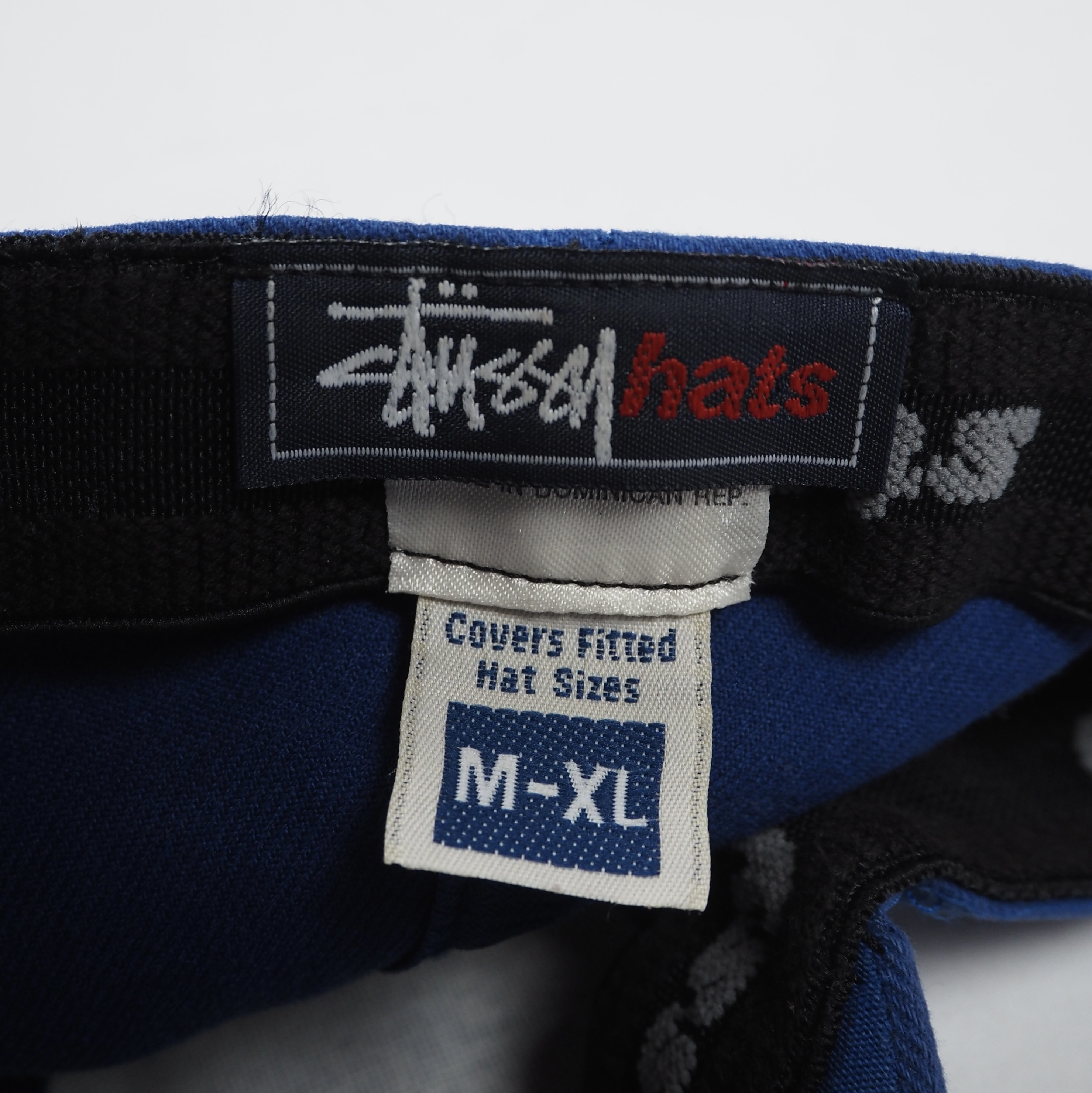 90’s OLD STUSSY 紺タグ キャップ ブルー M-XL の画像 8