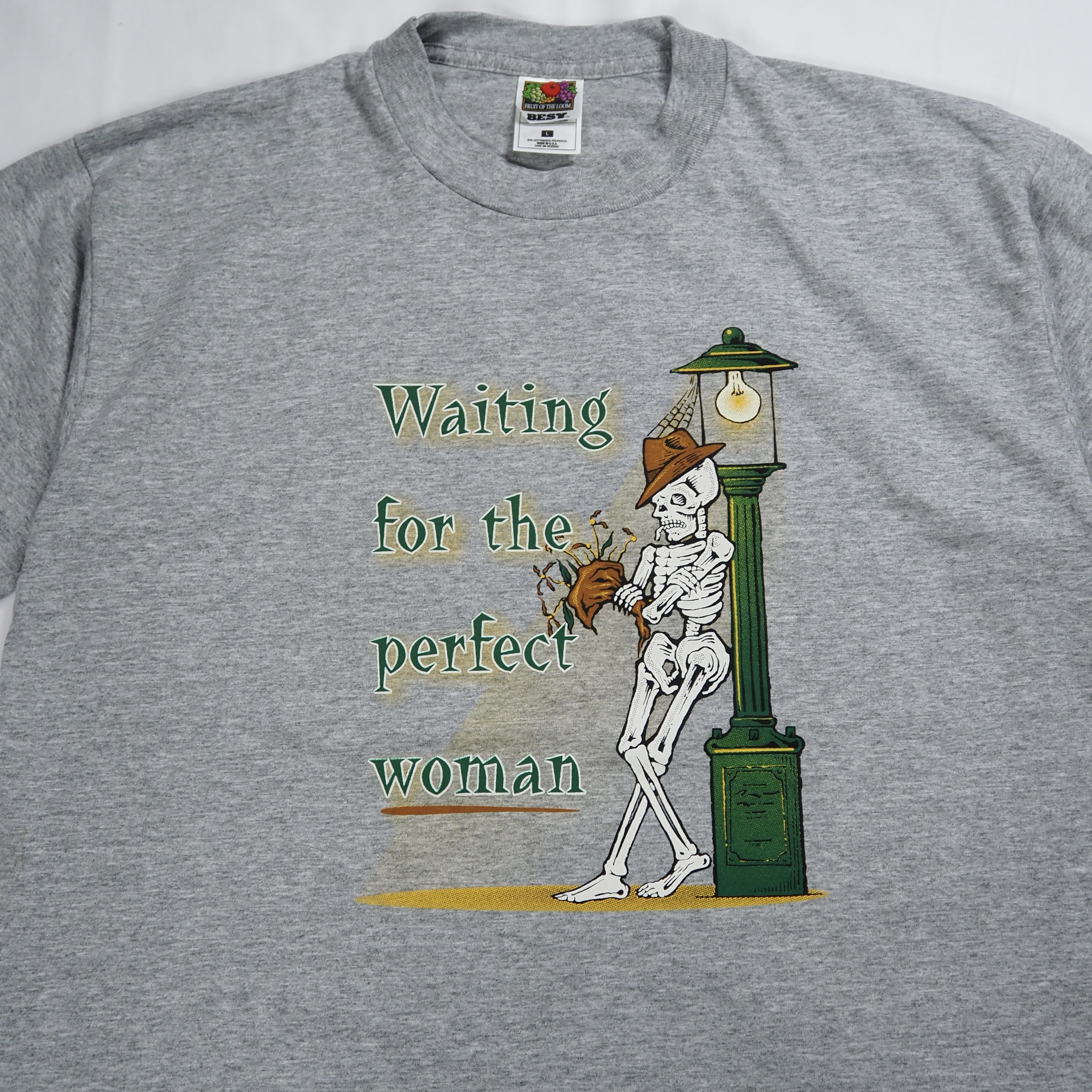 90’s フルーツタグ スカルTシャツ Lサイズ の画像 3