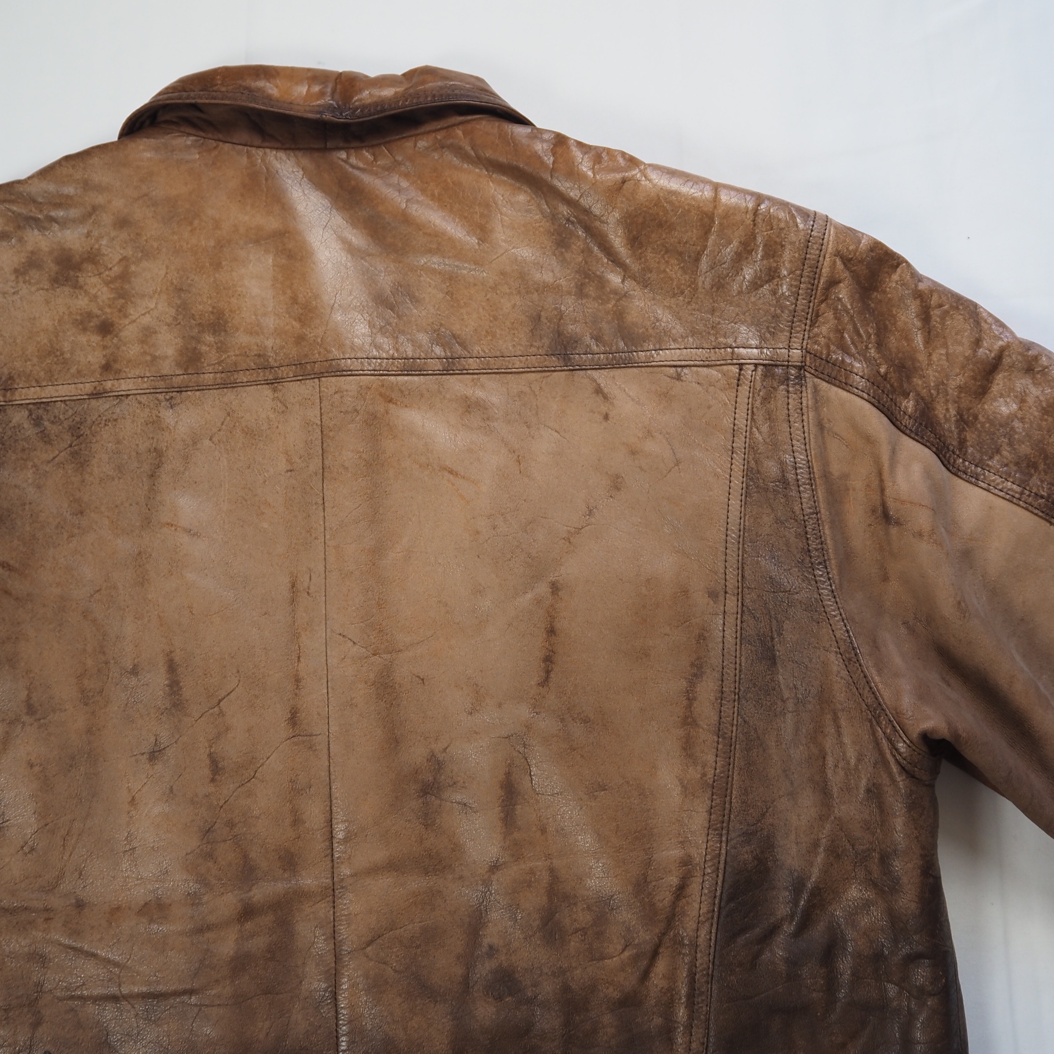 【9/23 20:00入荷】90's Levi's レザージャケット Mサイズ の画像 16