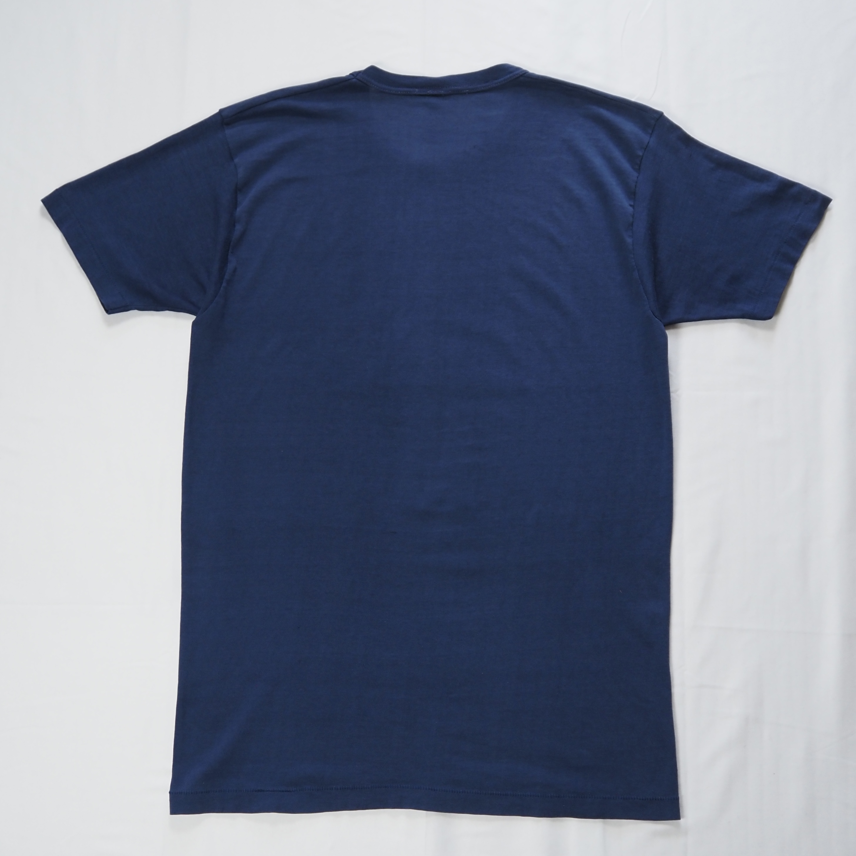 80’s プリントTシャツ ネイビーフェード の画像 11
