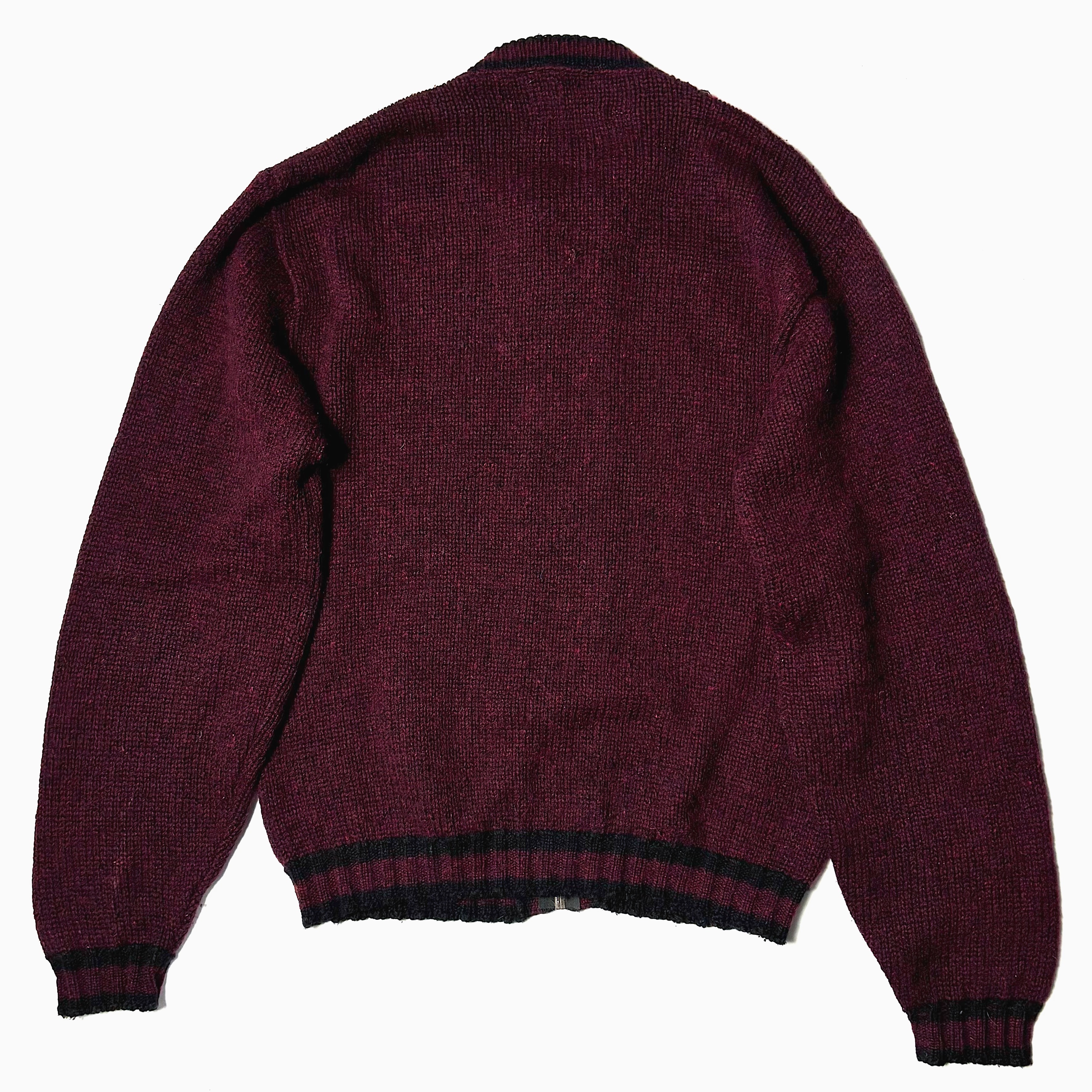 Vintage 60's【KODEL】Zip-up Knit Cardigan の画像 2
