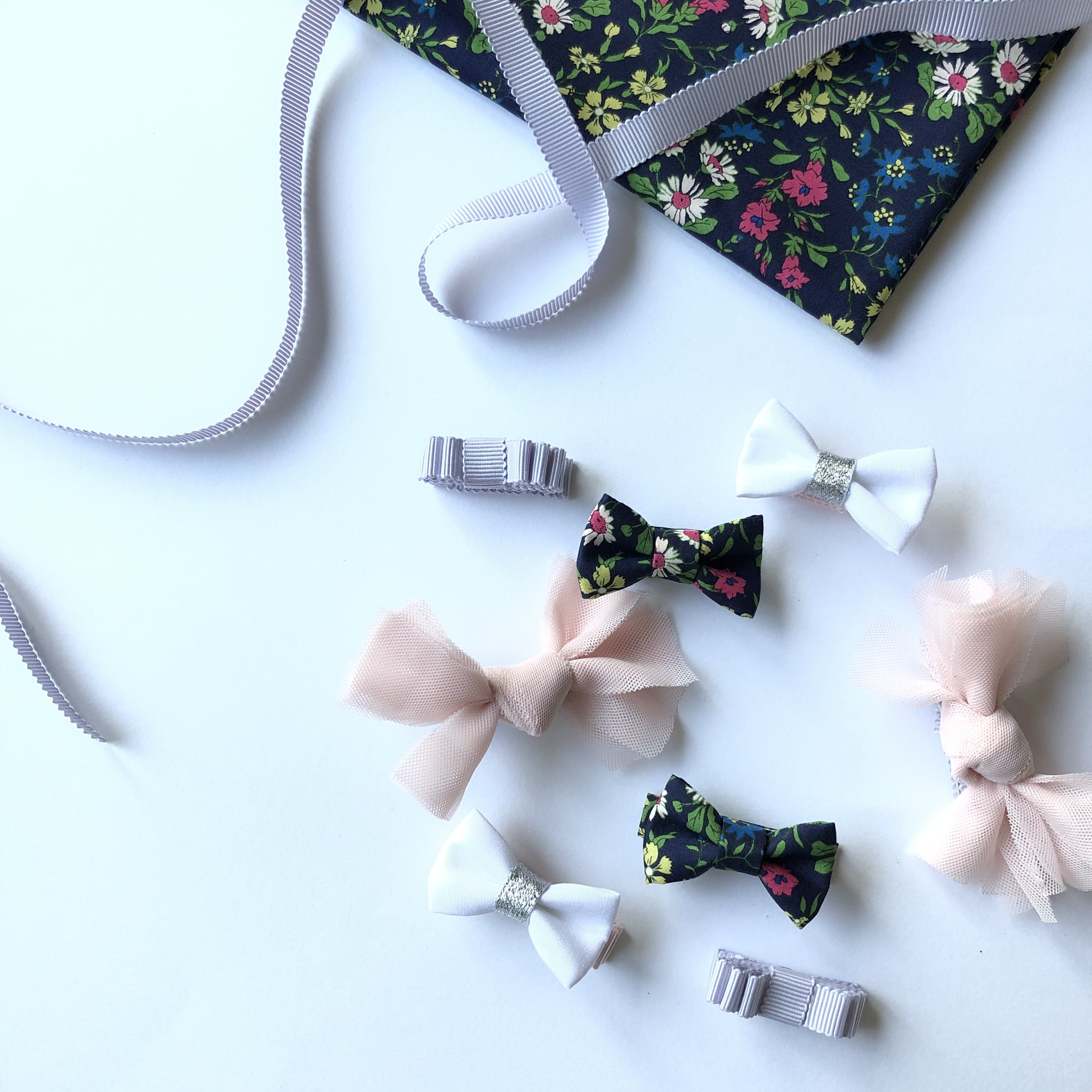 Baby Kids マリアリボン ヘアクリップセット C6 Panilla Baby Kids マリアリボン ヘアクリップセット C6 Panilla