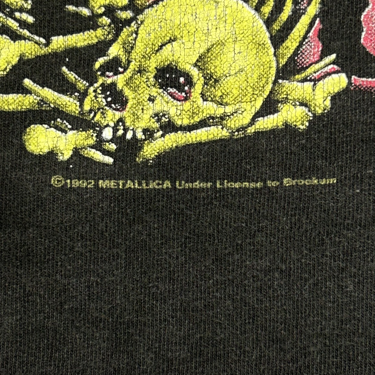 Metallica “...And Justice for All” 90s Vintage Graphic T-Shirt – L の画像 7