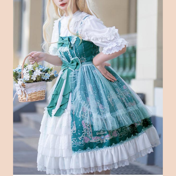 プリンセスドレス グリーン ロココ調ドレス Ro 009 Re Tro