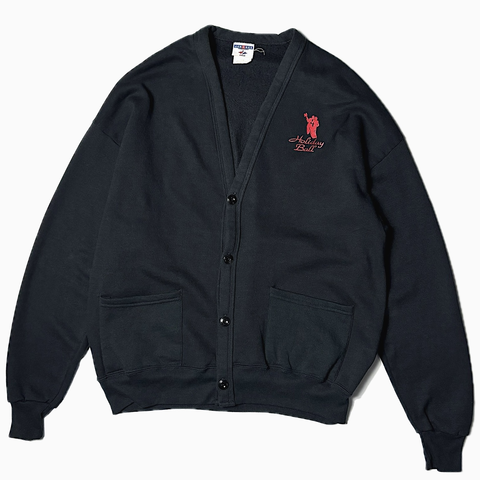Vintage 90's【JERZEES】"Holiday Ball" Sweat Cardigan