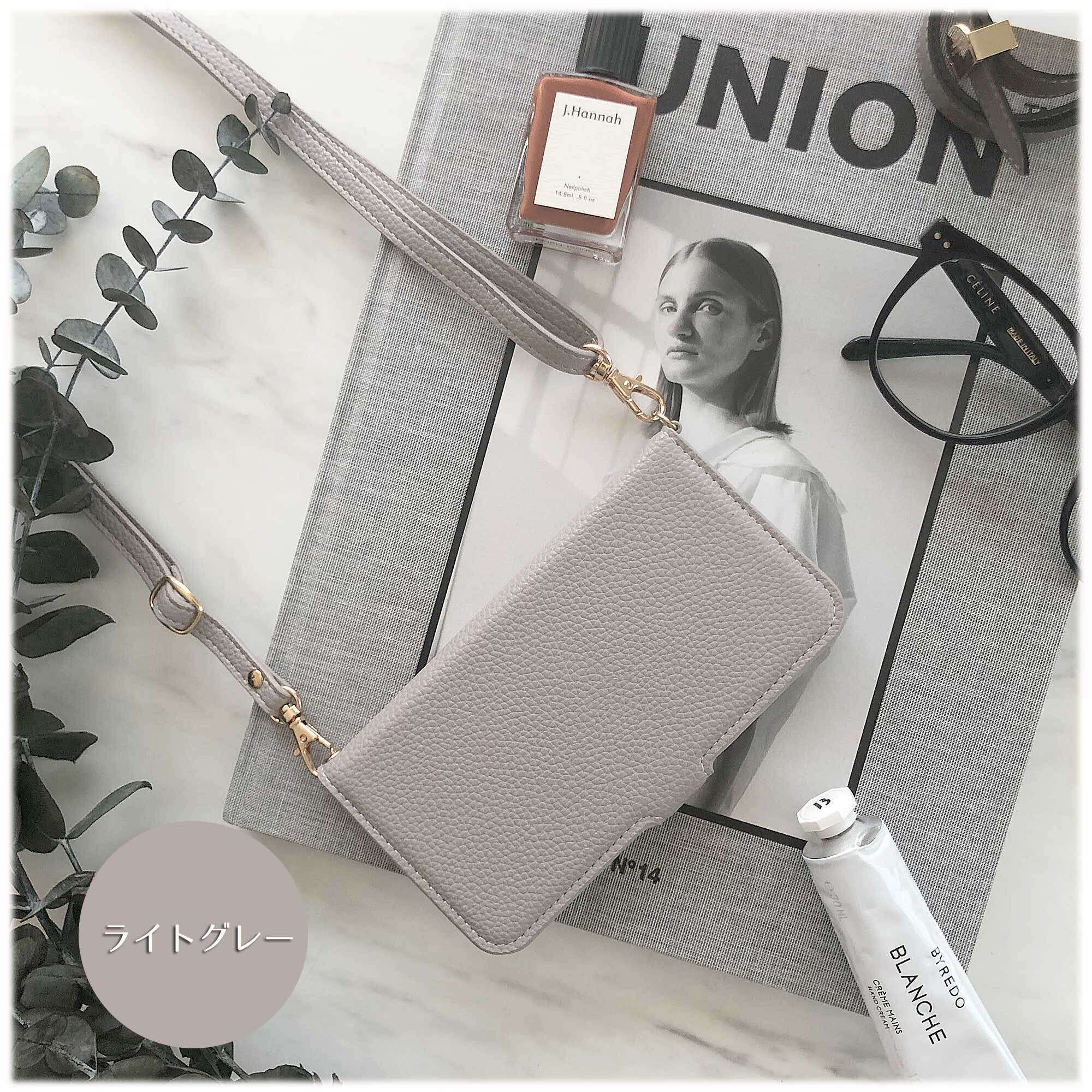 新色追加 ハイクオリティータイプ スマホケース ショルダーストラップ ネックストラップ 斜めがけ オリジナルスマホケース Amelie Handmade