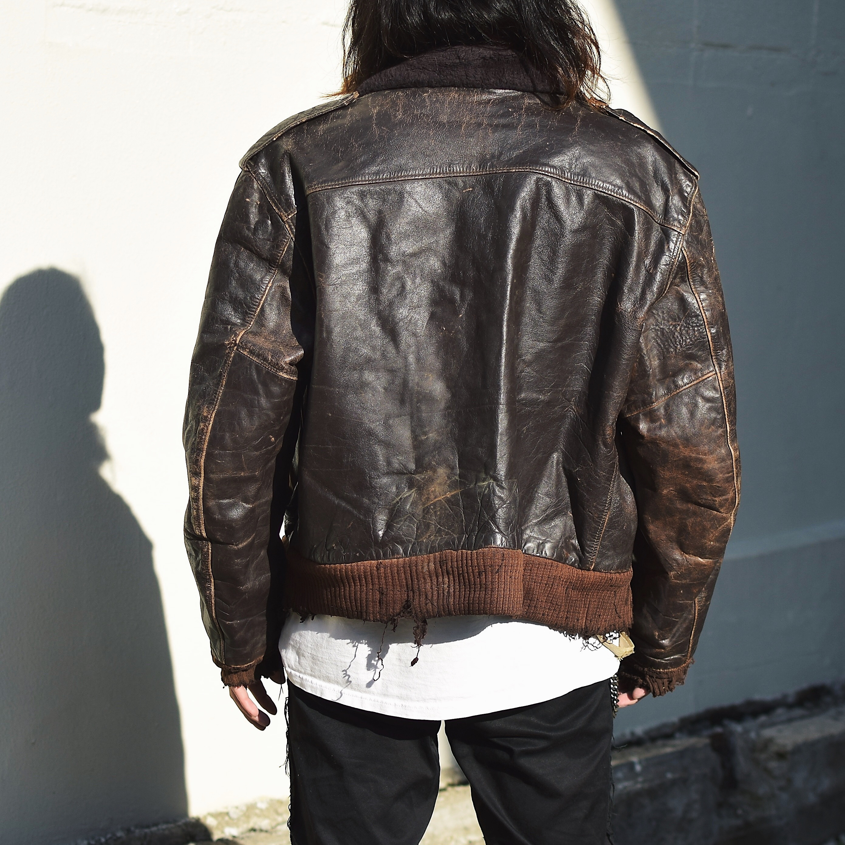 Vintage 60's【Schott Bros】Leather Flight Jacket の画像 4